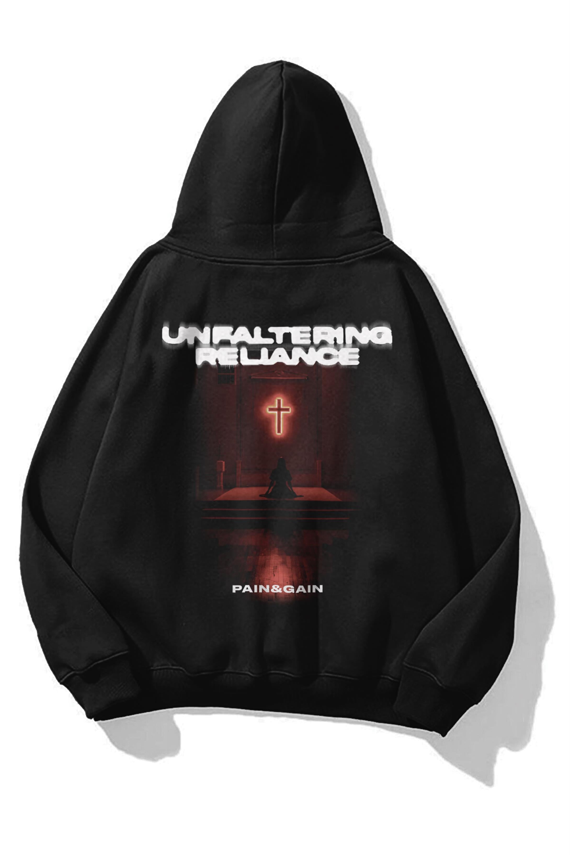Trendiz Unisex Unfaltering Sweatshirt Hoodie Siyah