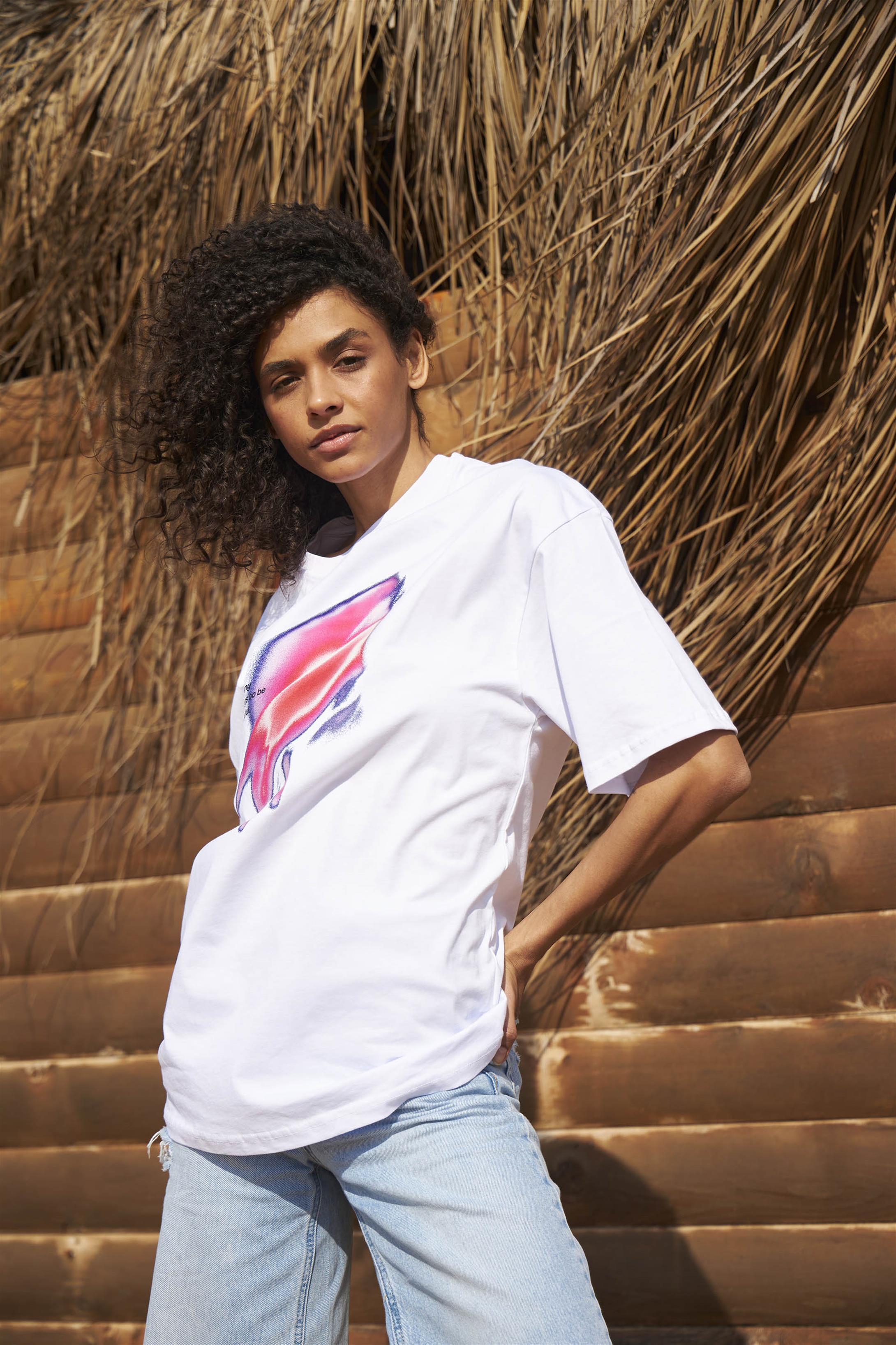 Trendiz Unisex Ungrateful Beyaz Tshirt