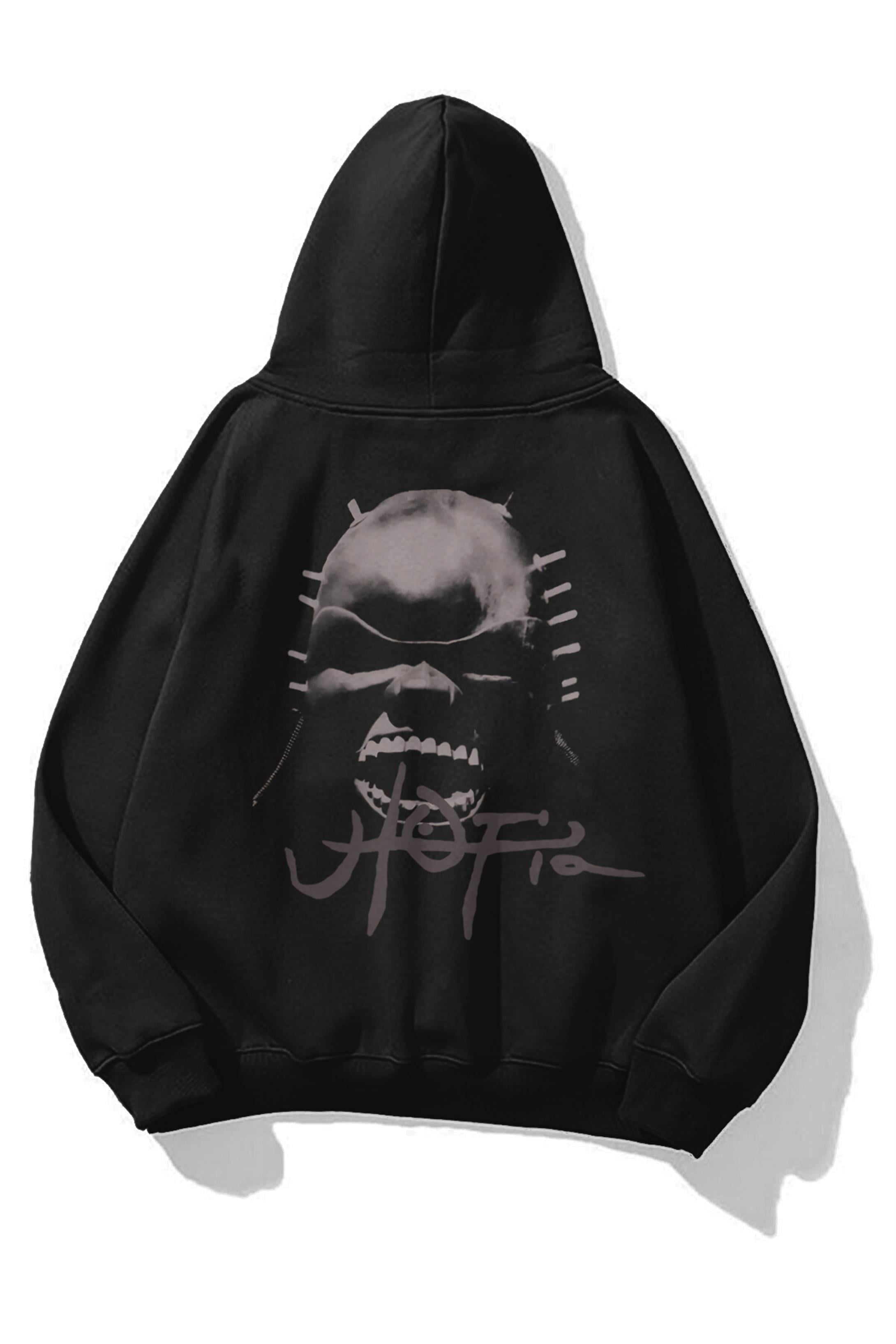 Trendiz Unisex Utopia Mask Travis Scott Sweatshirt Hoodie Siyah