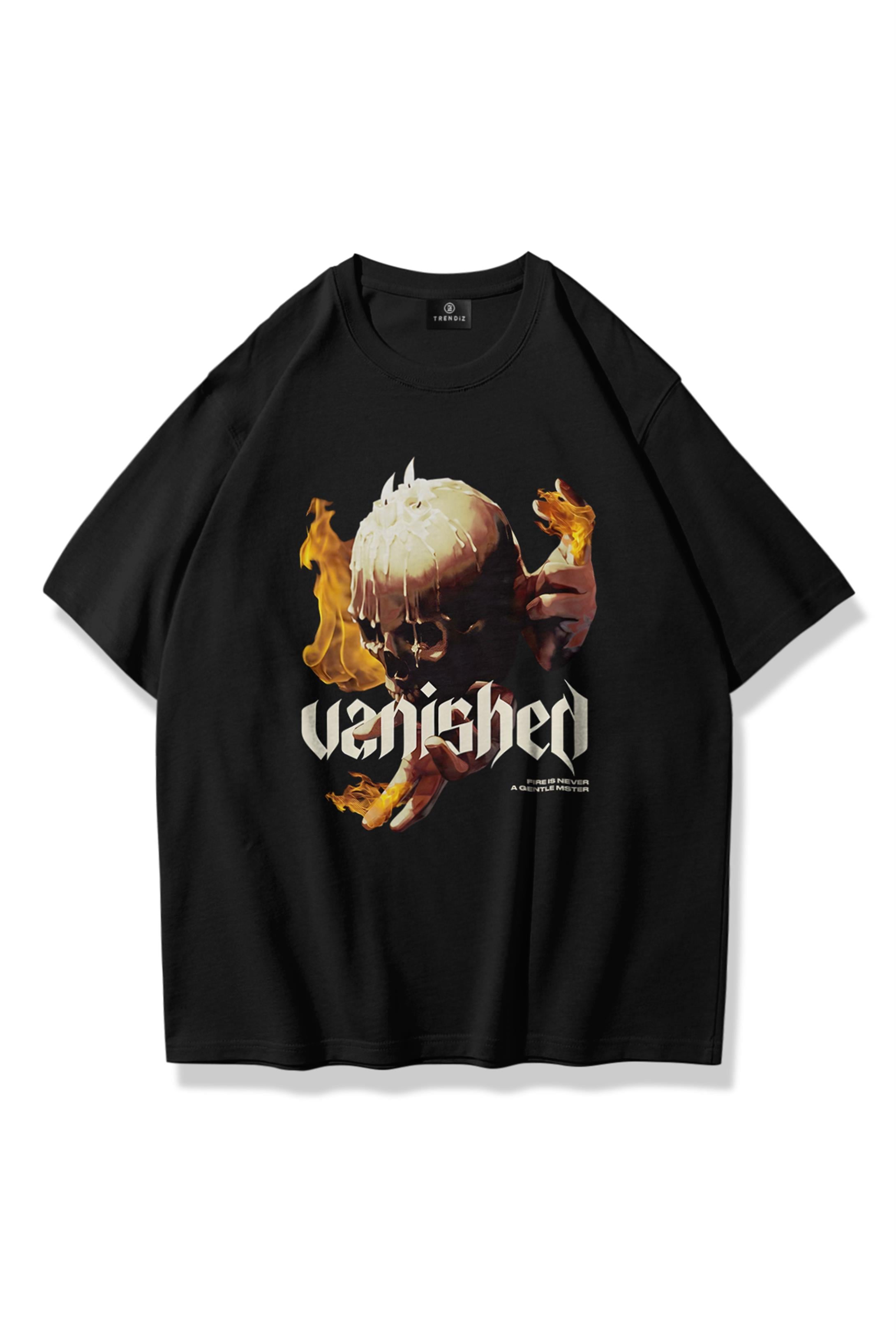 Trendiz Unisex Vanished Tshirt Siyah