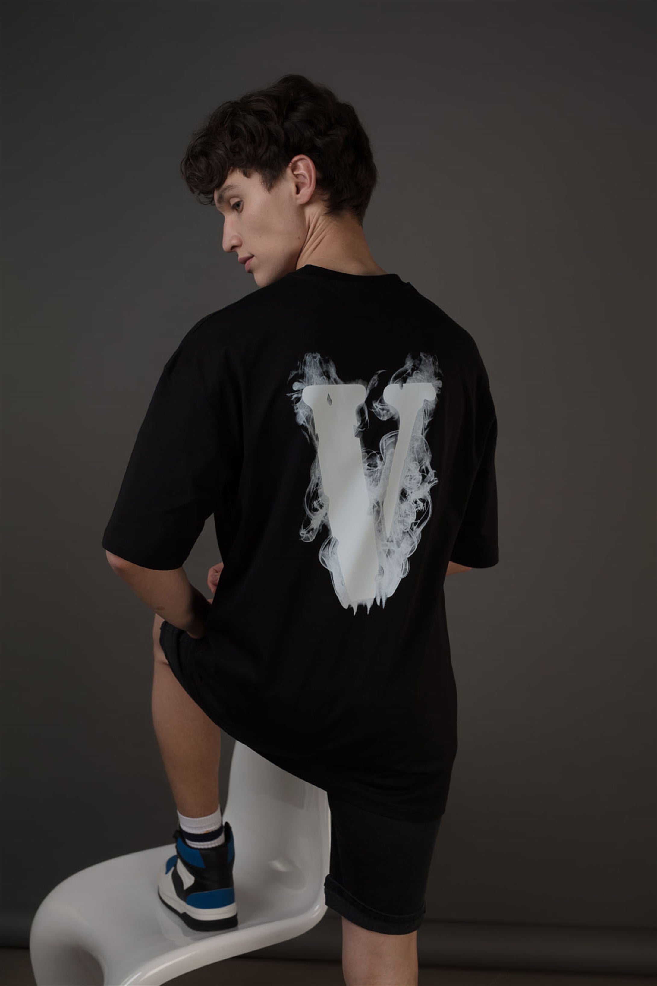Trendiz Unisex Vlone Siyah T Shirt