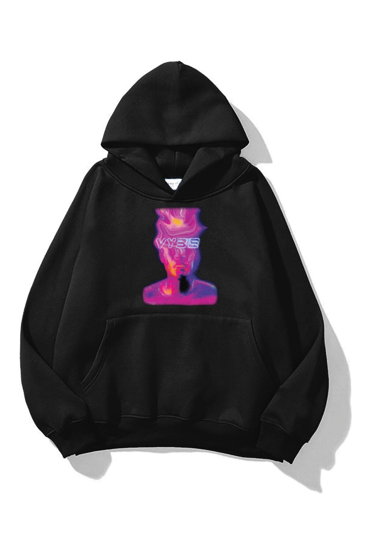 Trendiz Unisex Vybe Sweatshirt Siyah