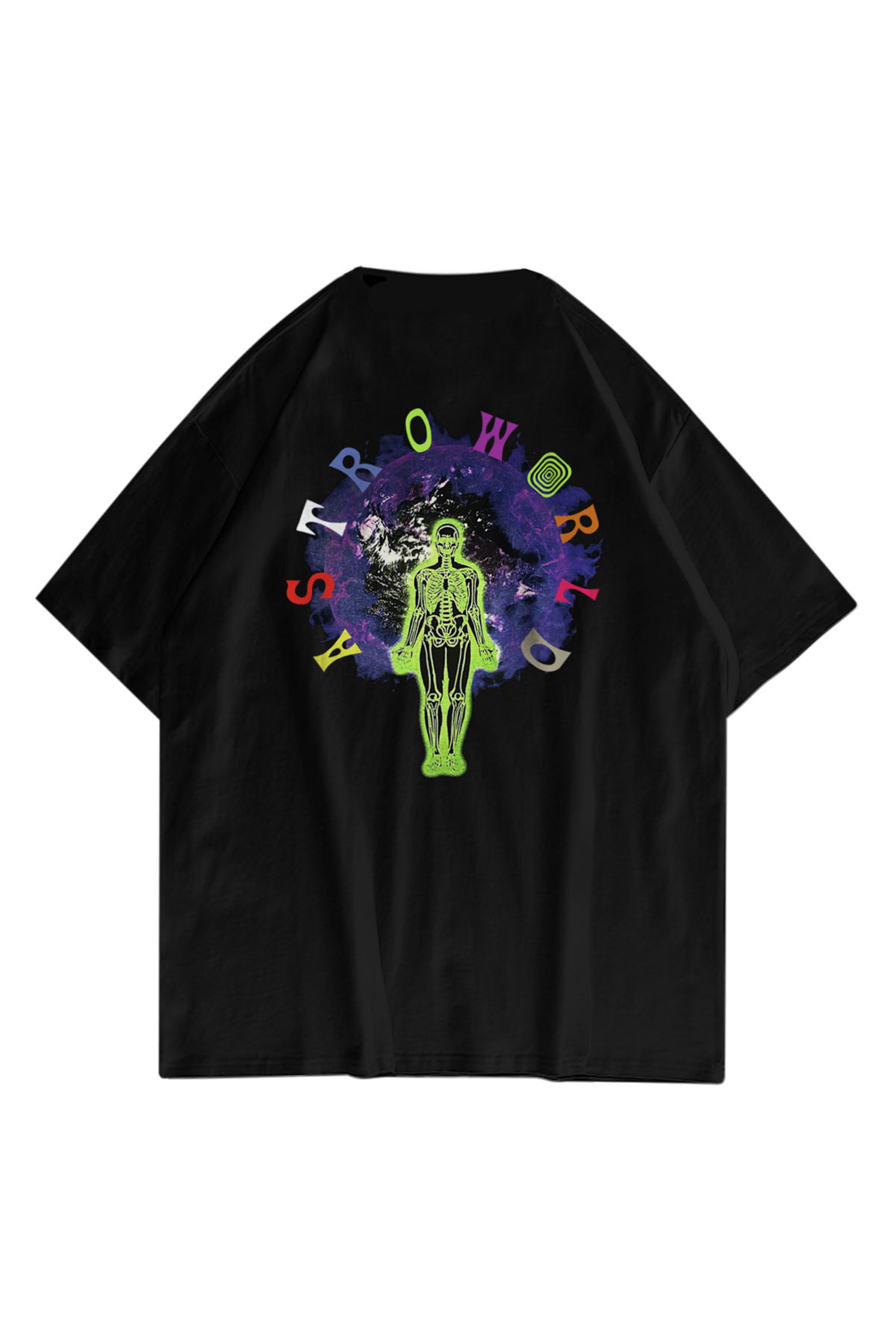Trendiz Unisex Wish You Were Here Siyah Tshirt