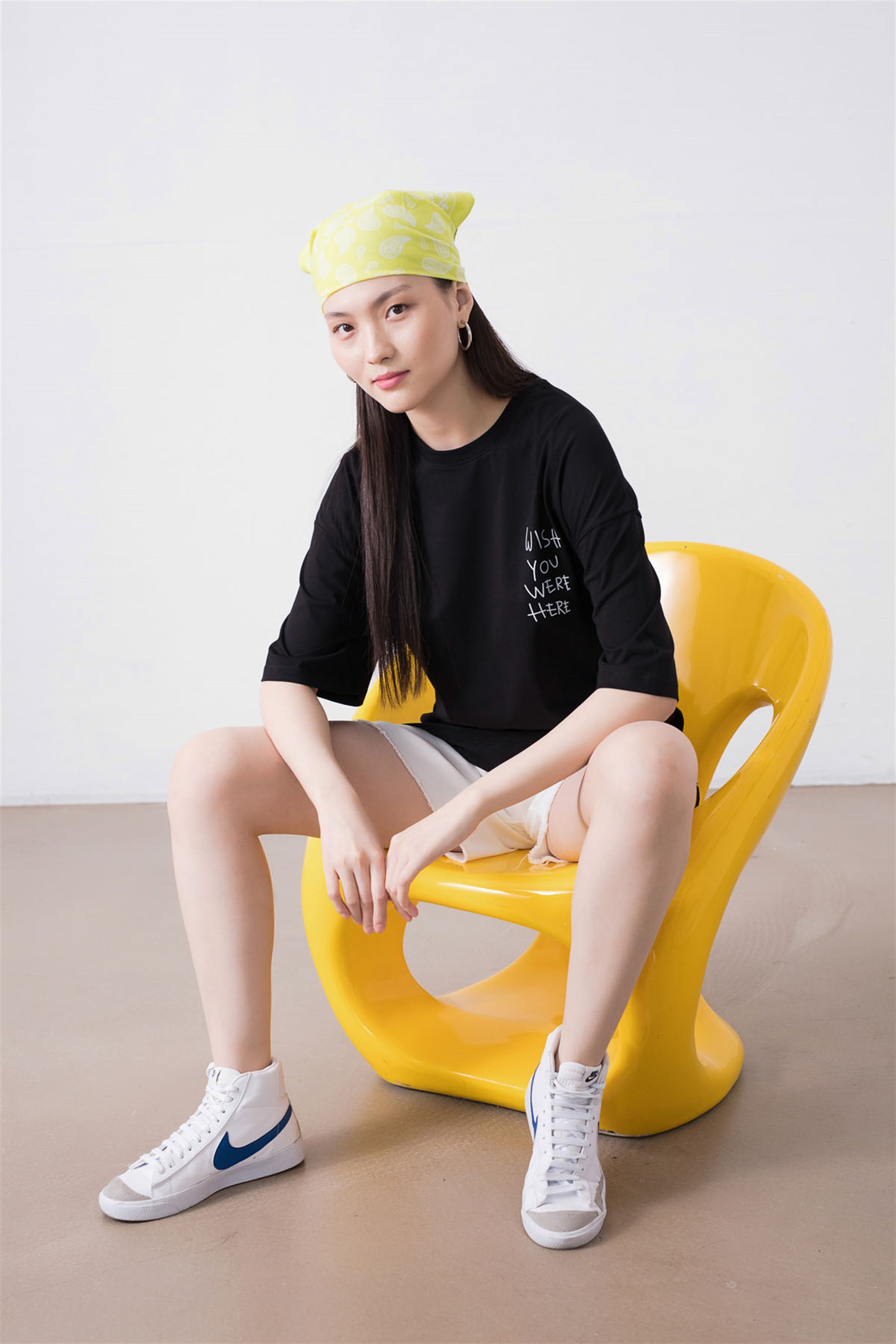Trendiz Unisex Wish You Were Here Siyah Tshirt