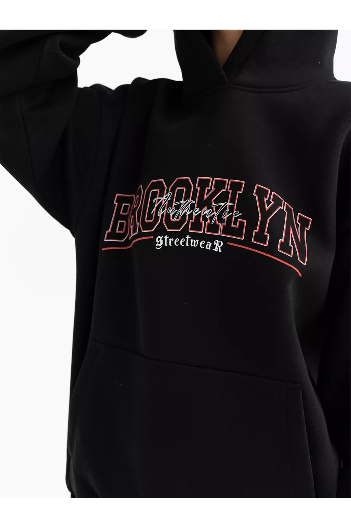 Unisex Brooklyn Sweatshirt Siyah