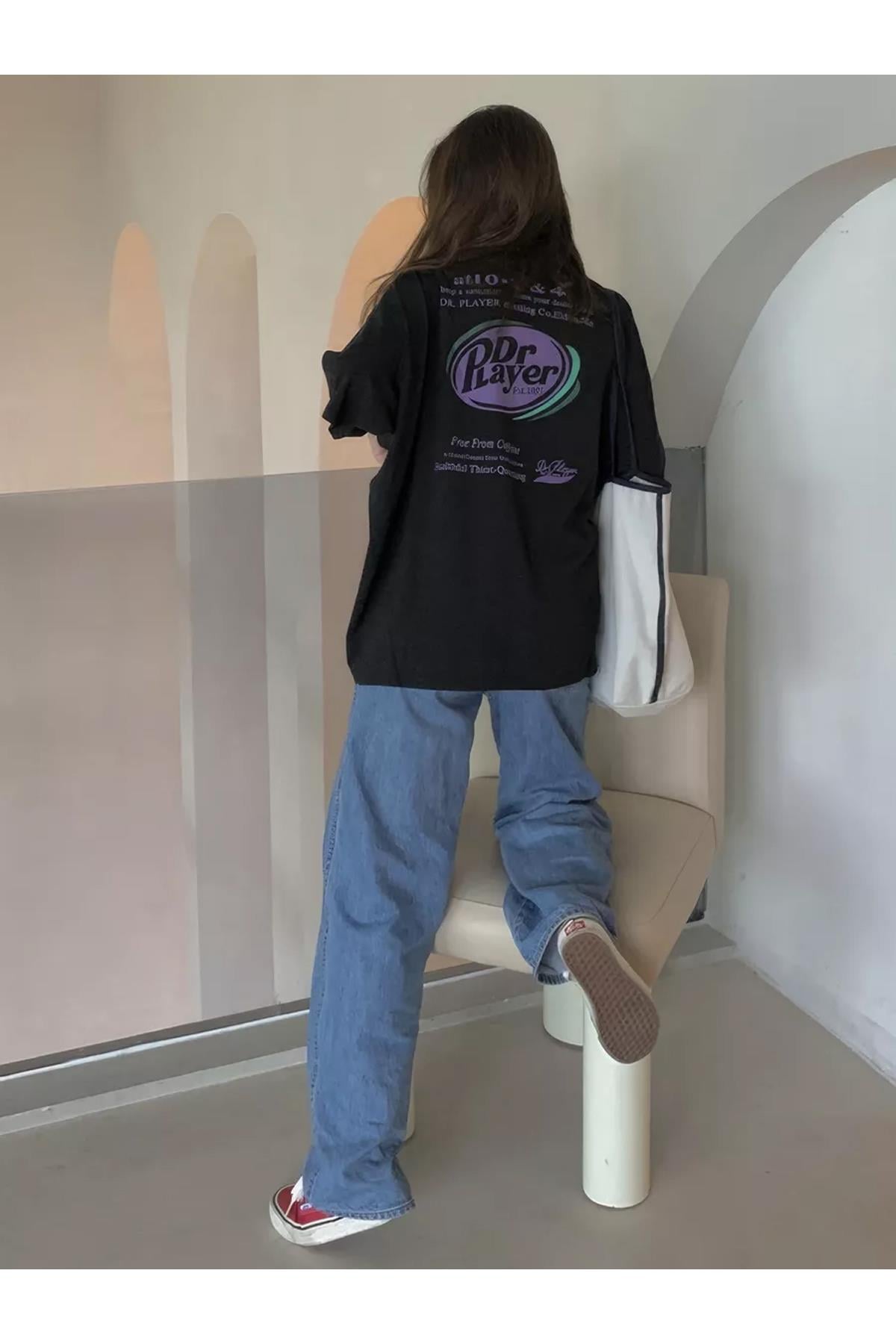 Unisex Dr Rayer Tshirt Siyah