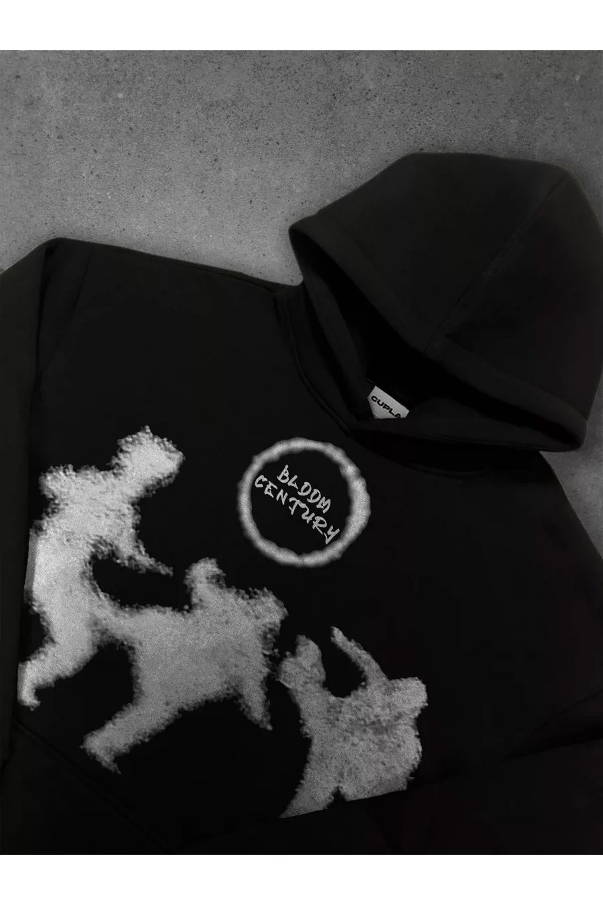 Unisex Fight Sweatshirt Siyah