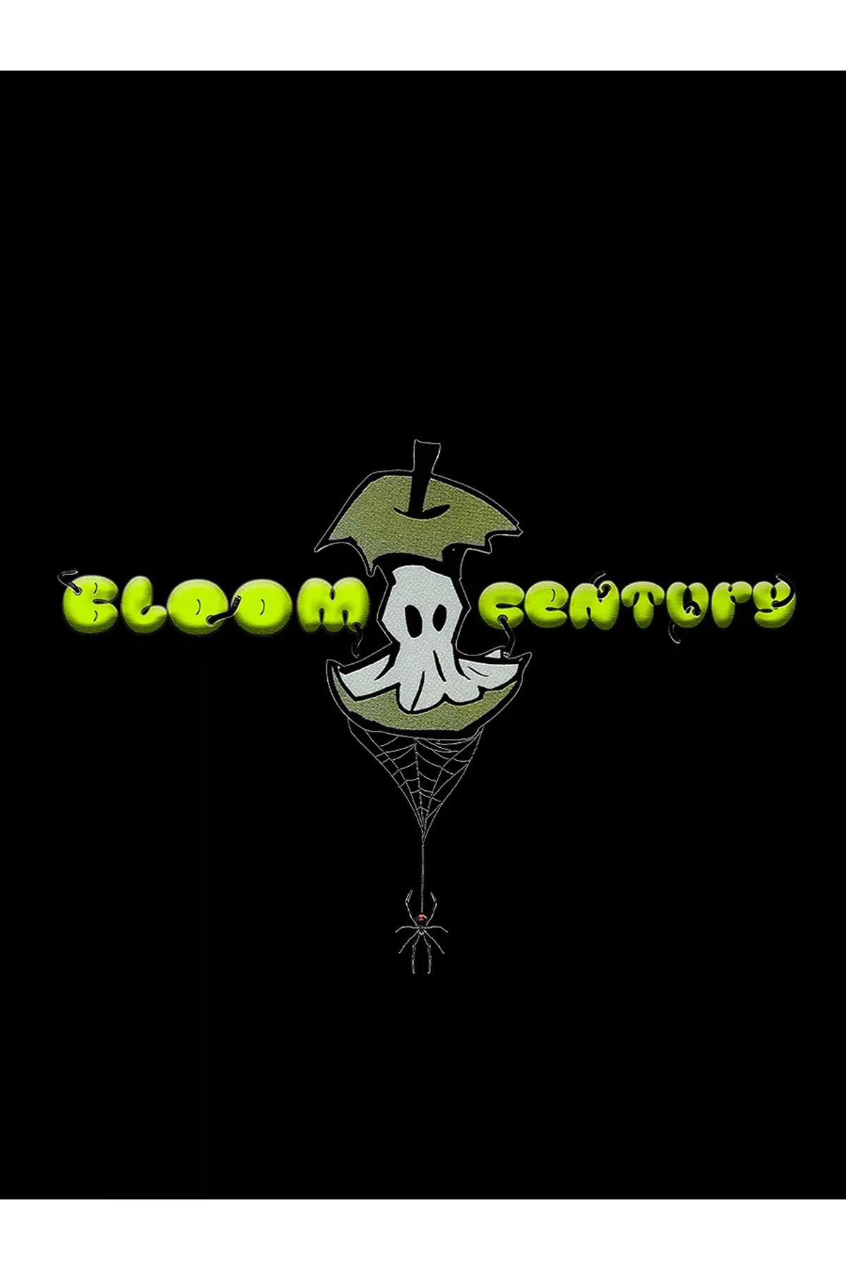 Unisex Ghost Apple Sweatshirt Siyah