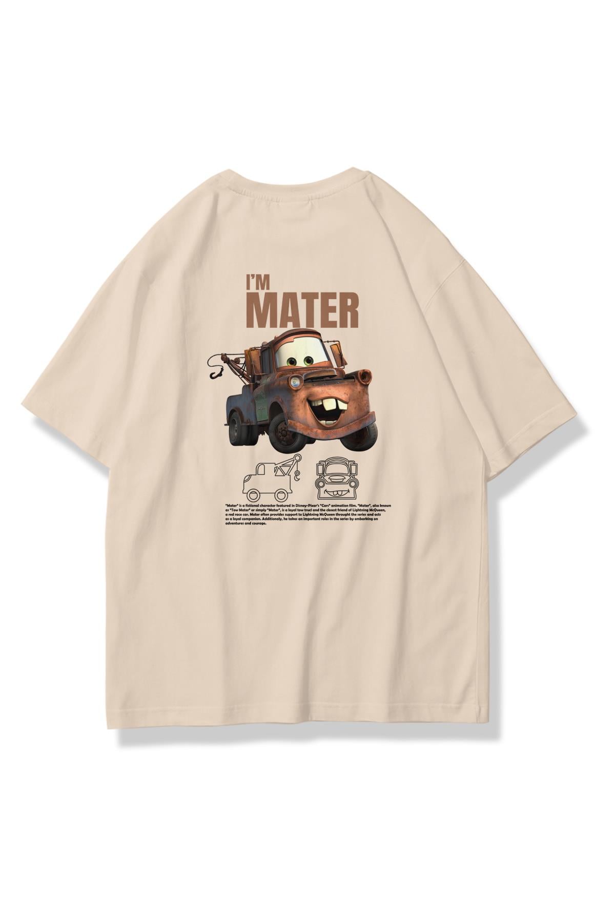 Unisex Im Mater Cars Tshirt Taş