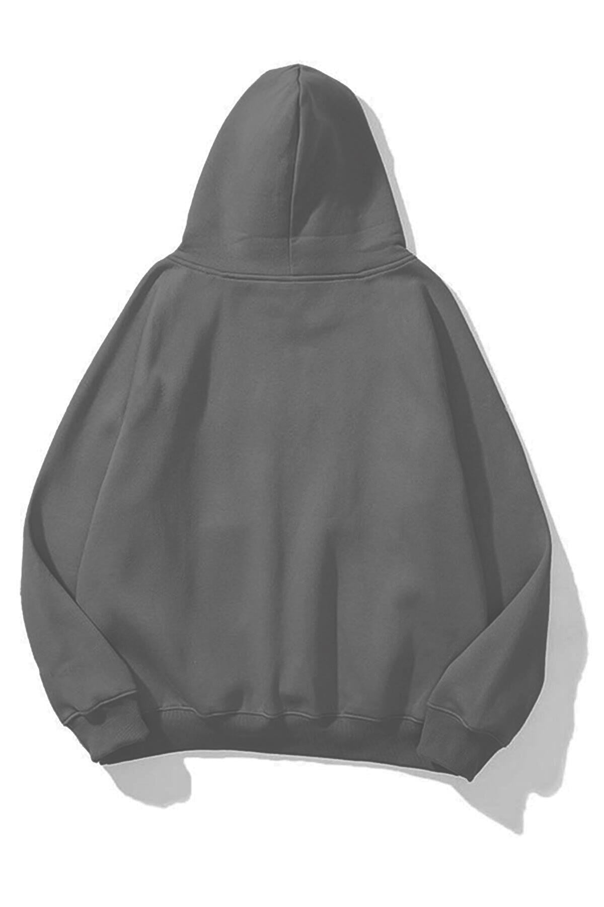 Unisex İnto the Abyss Sweatshirt Antrasit