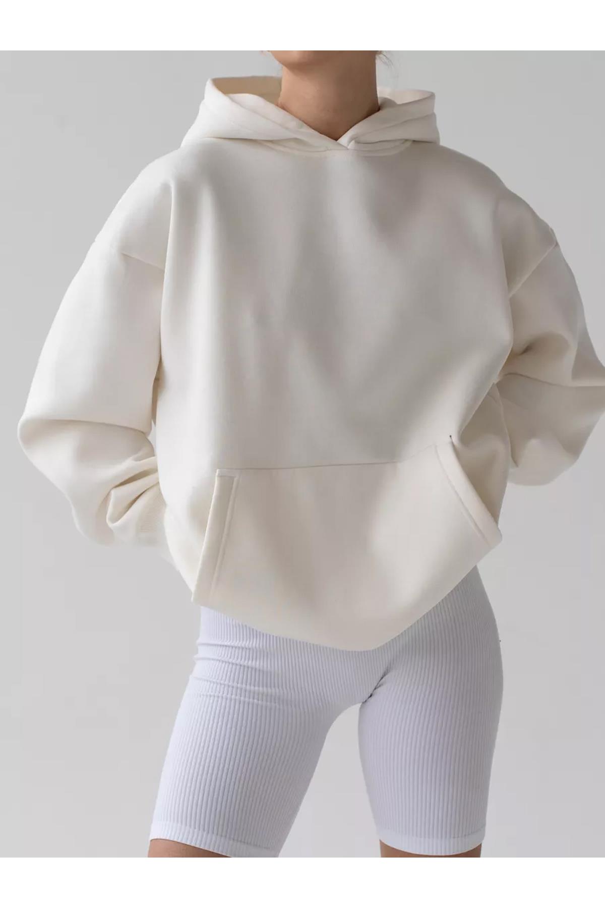 Unisex Medusa Sweatshirt Beyaz
