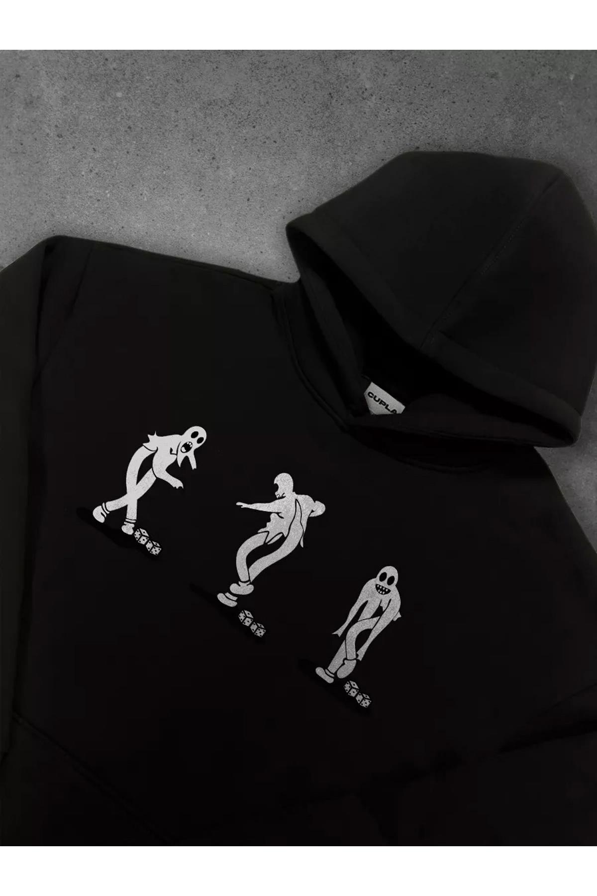 Unisex Mercury Ghostmane Sweatshirt Siyah