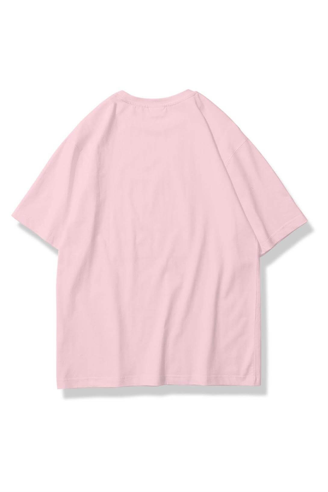 Unisex Juiciy Taş Baskılı Tshirt Pembe