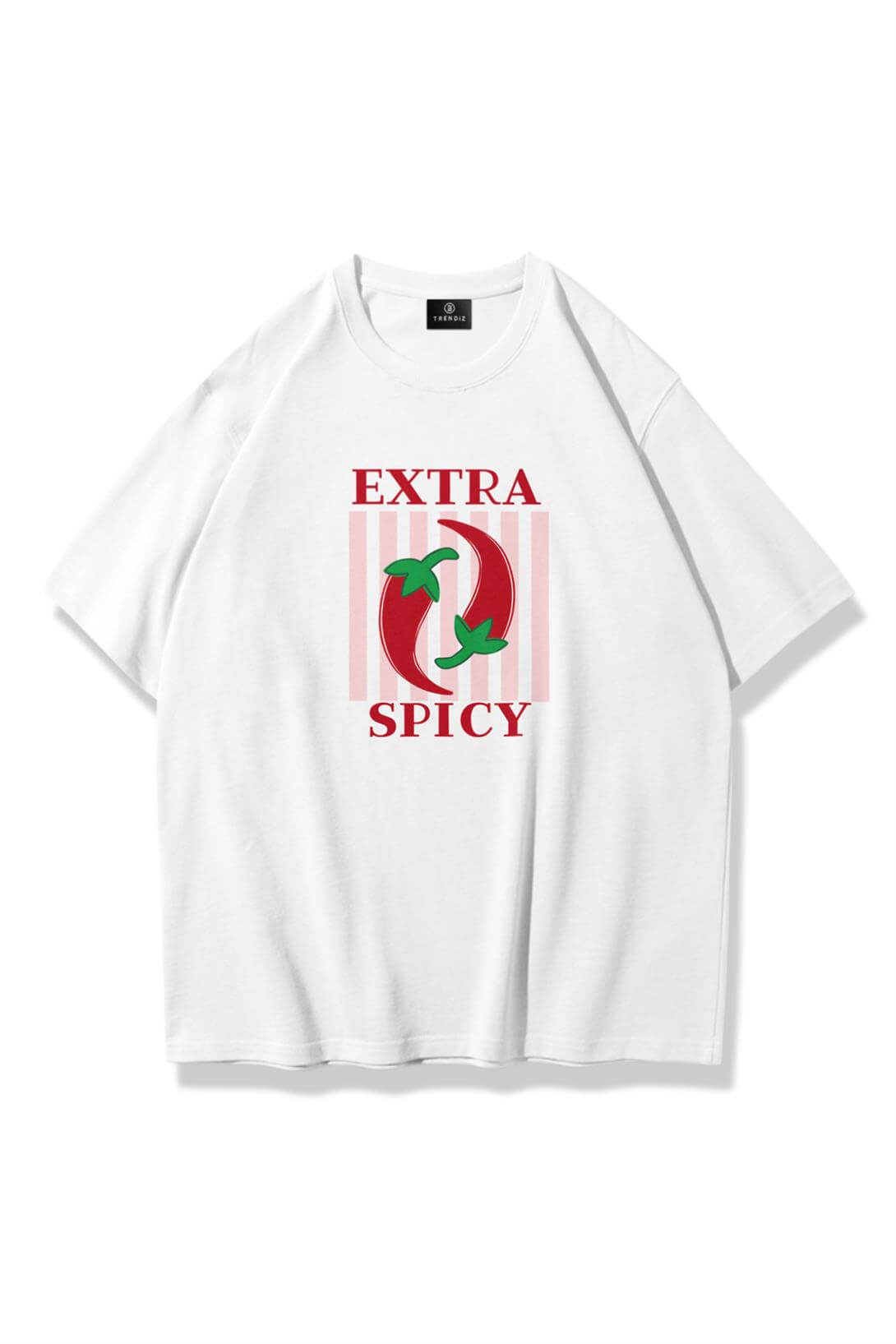 Unisex Extra Spicy Tshirt Beyaz