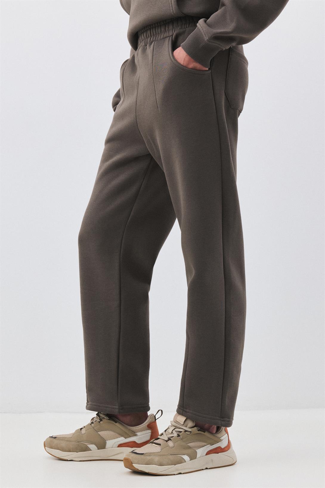 Erkek Premium Cep Detaylı Eşofman Altı Antrasit 2033