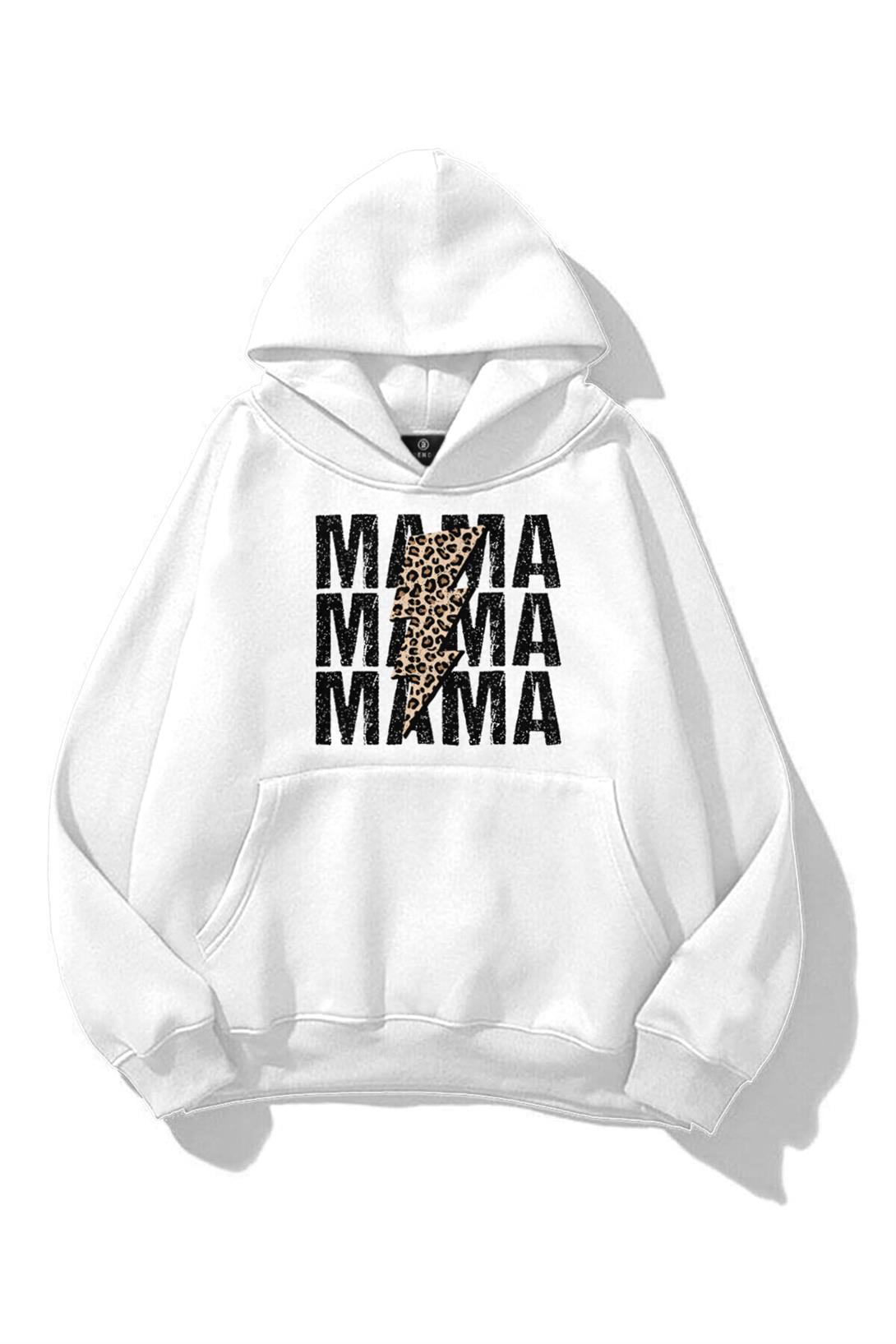 Kadın MamaMama Sweatshirt Beyaz