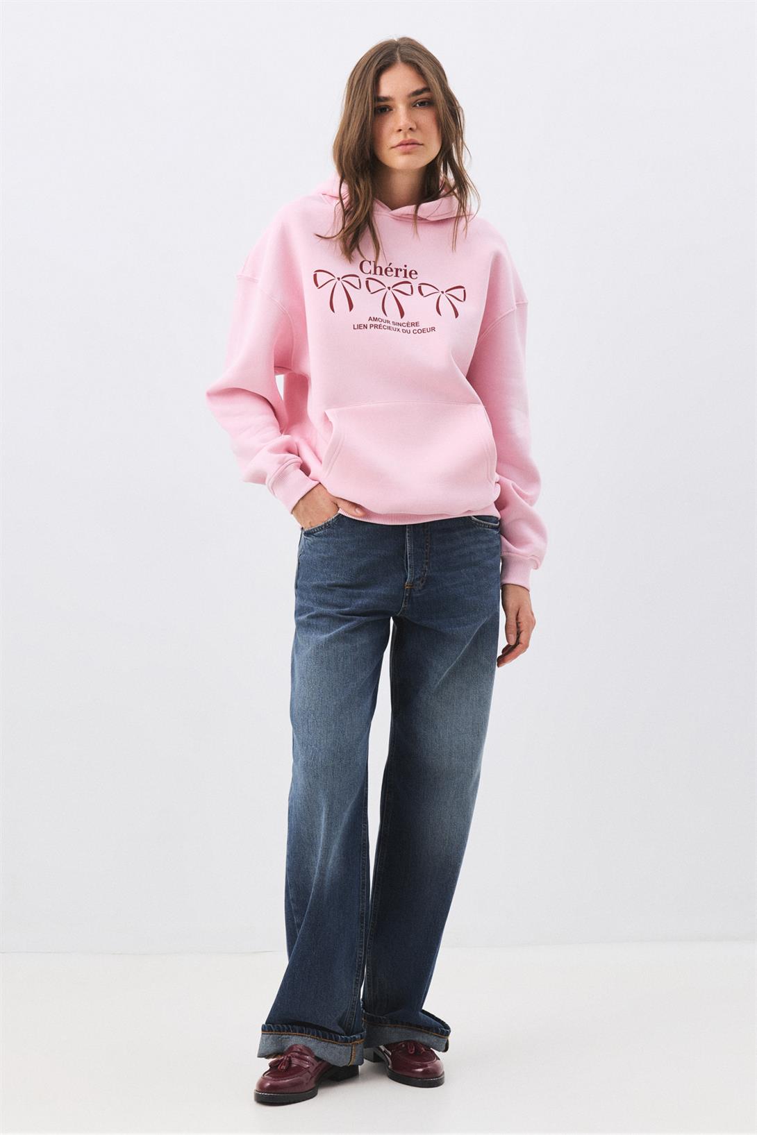 Kadın Cherie Sweatshirt Pembe