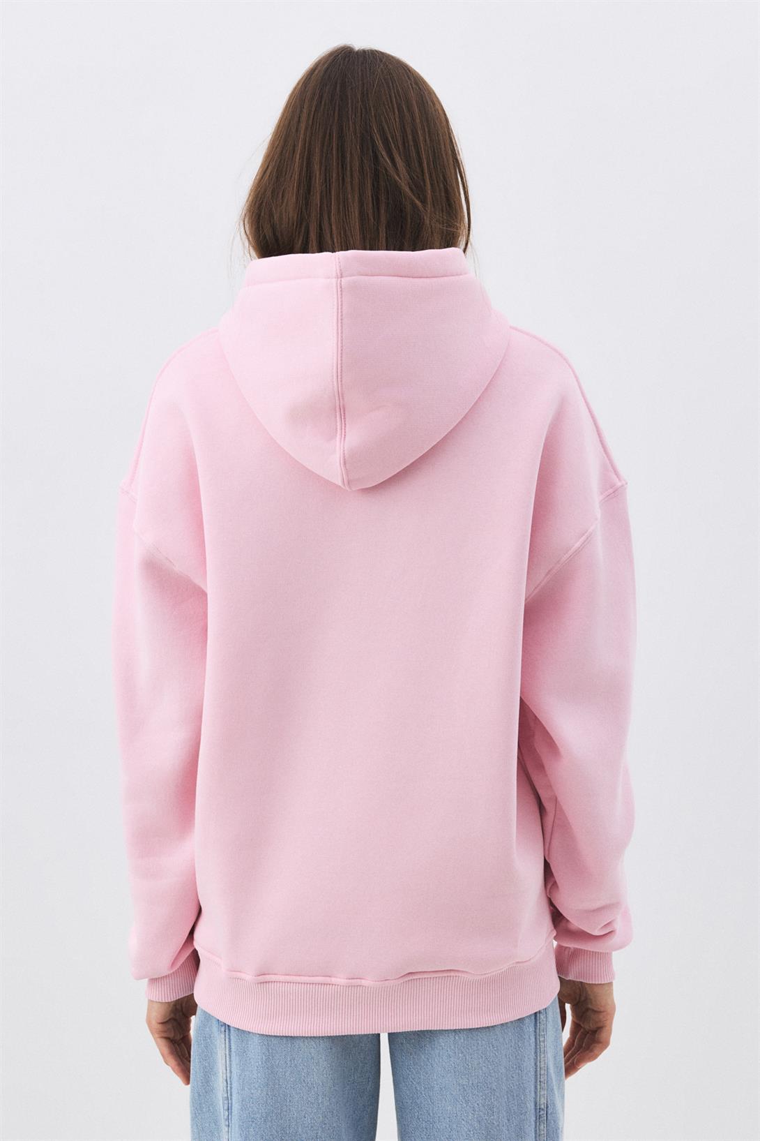 Kadın Hotdog Sweatshirt Pembe