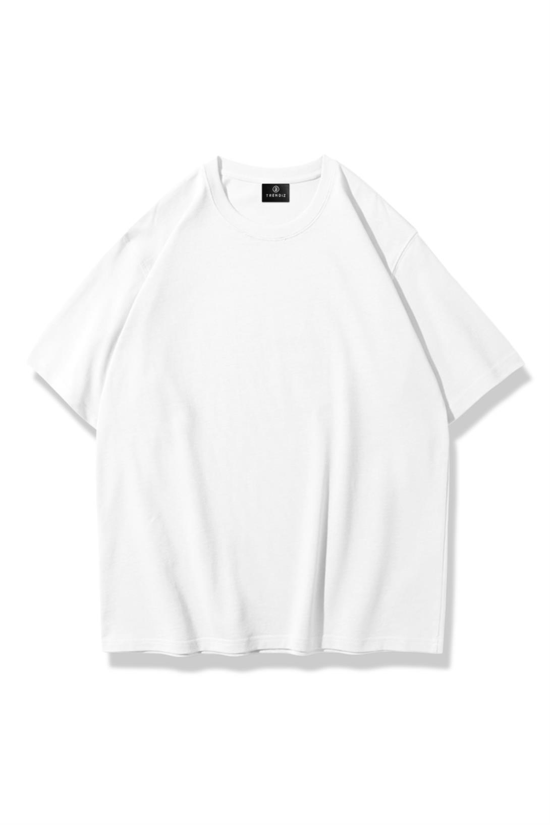 Unisex Boundless Art Tshirt Beyaz