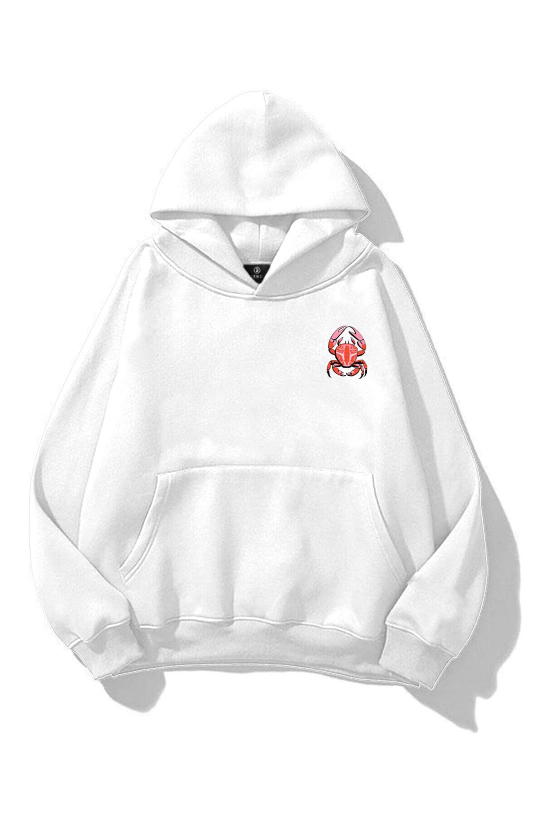 Unisex California Lobster Sweatshirt Beyaz