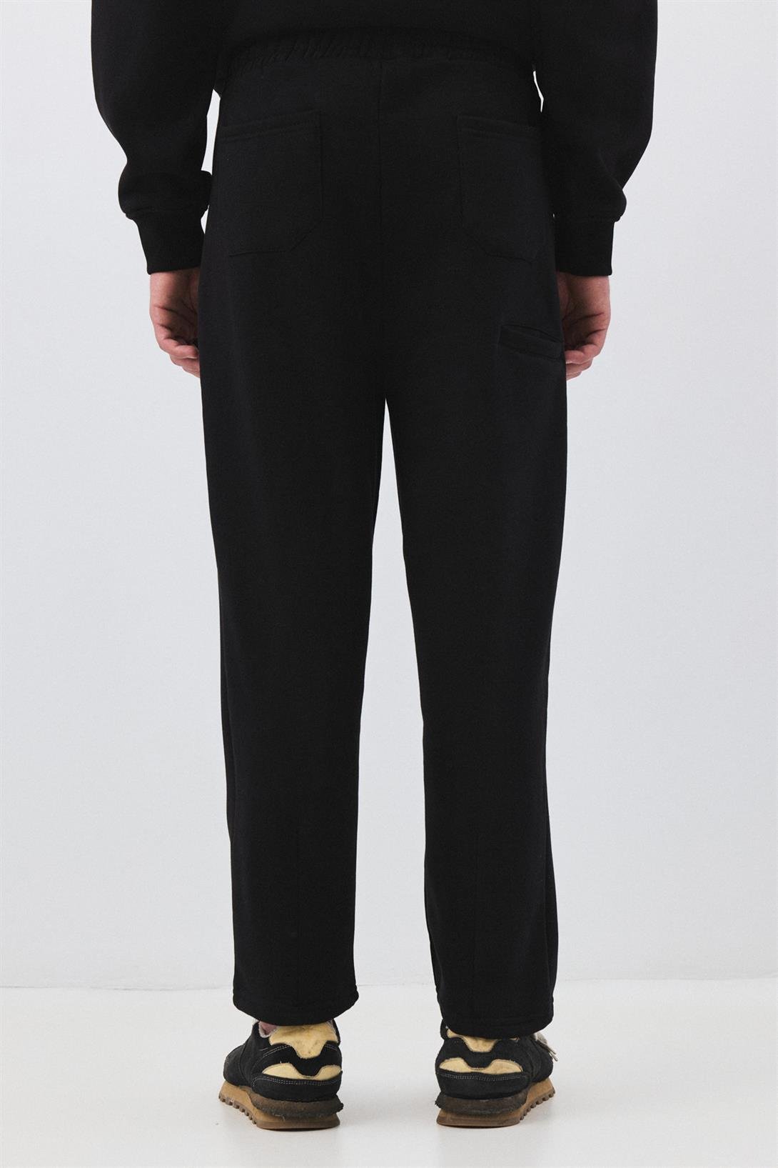 Erkek Premium Cep Detaylı Eşofman Altı Siyah 2033