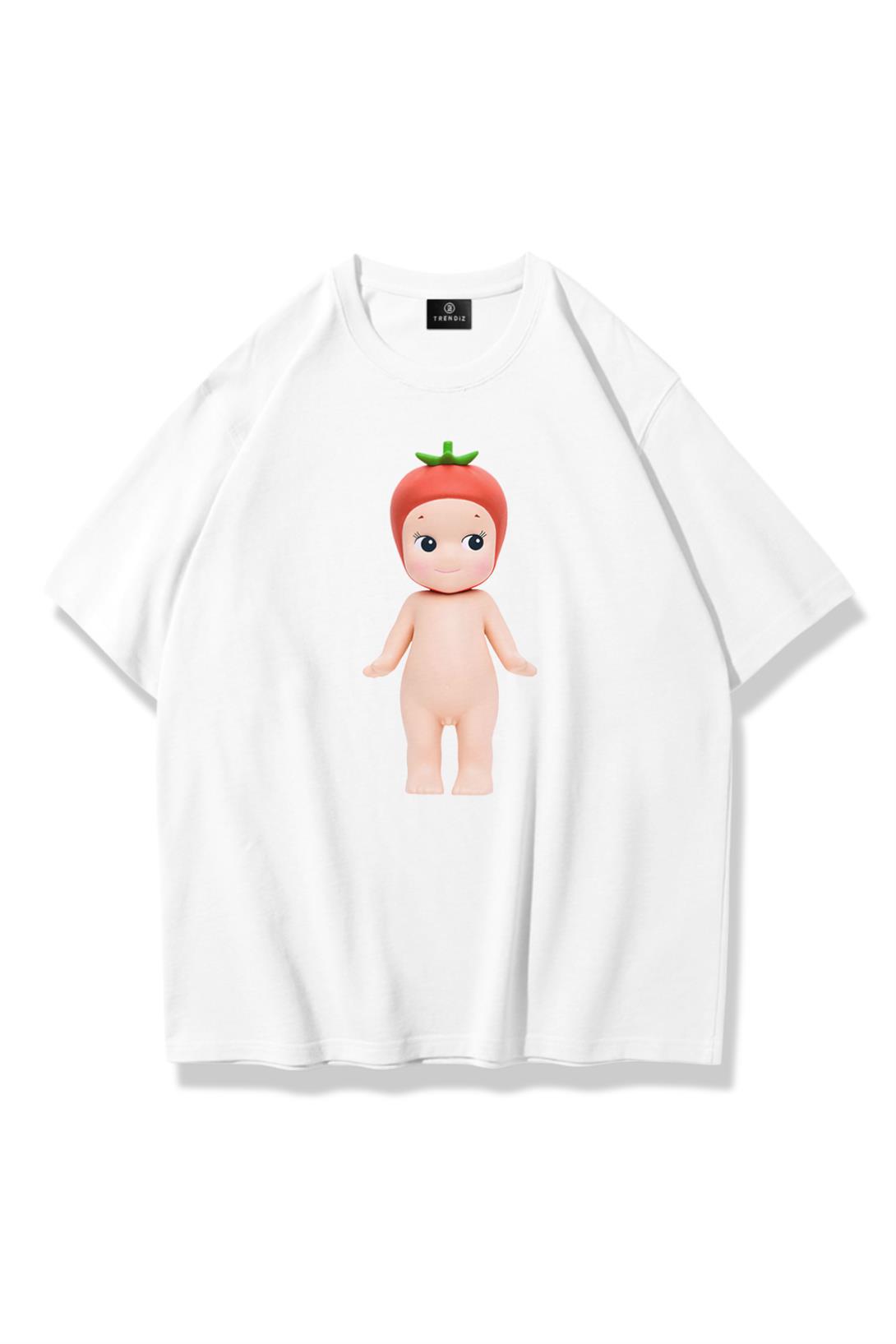 Kadın Tornado Sonny Angel Tshirt Beyaz