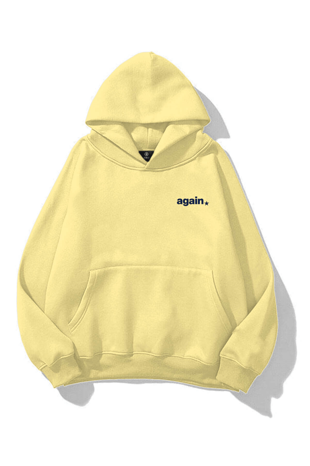 Unisex Not You Again Sweatshirt Soft Sarı 