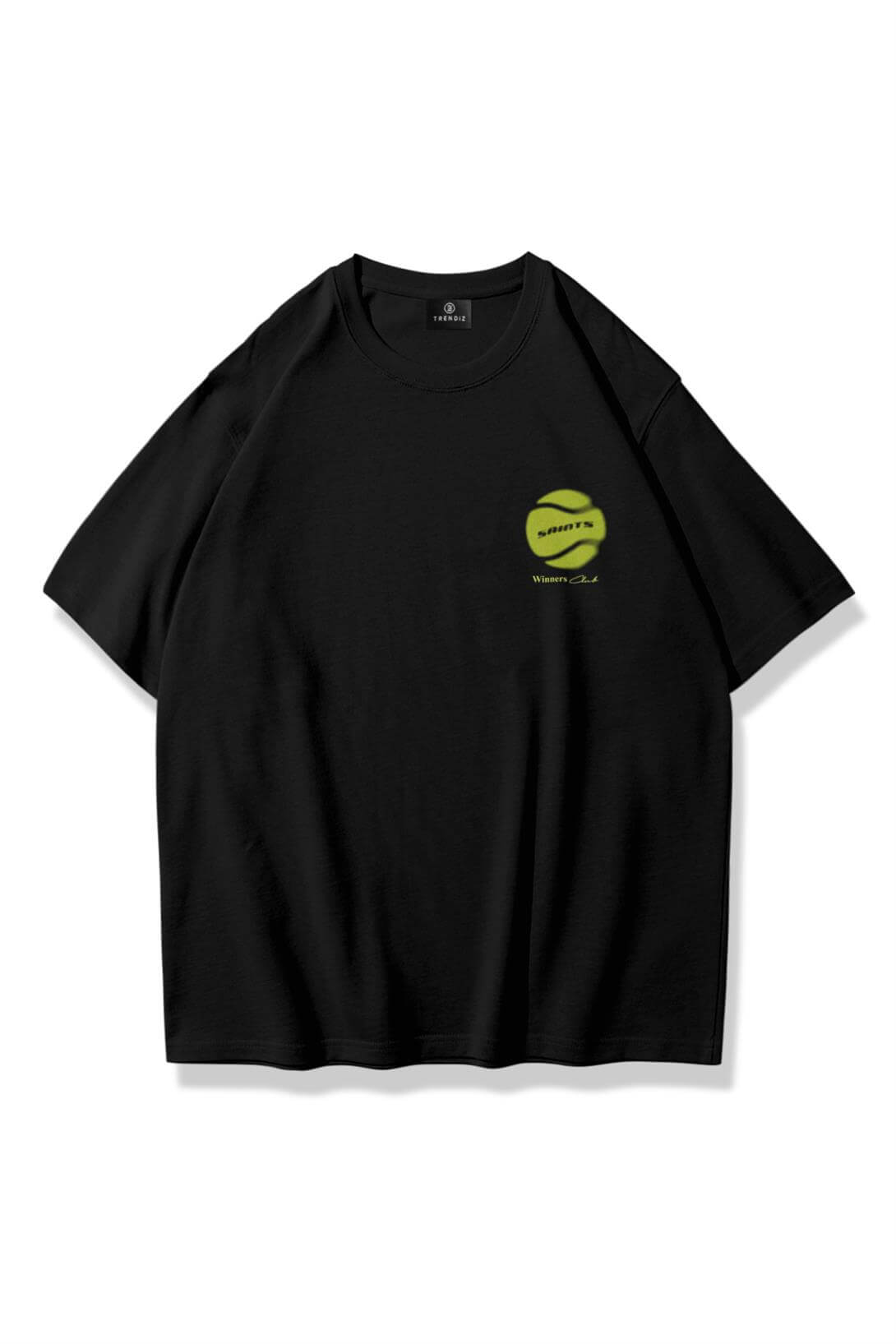Unisex Saints Winner Club Tshirt Siyah