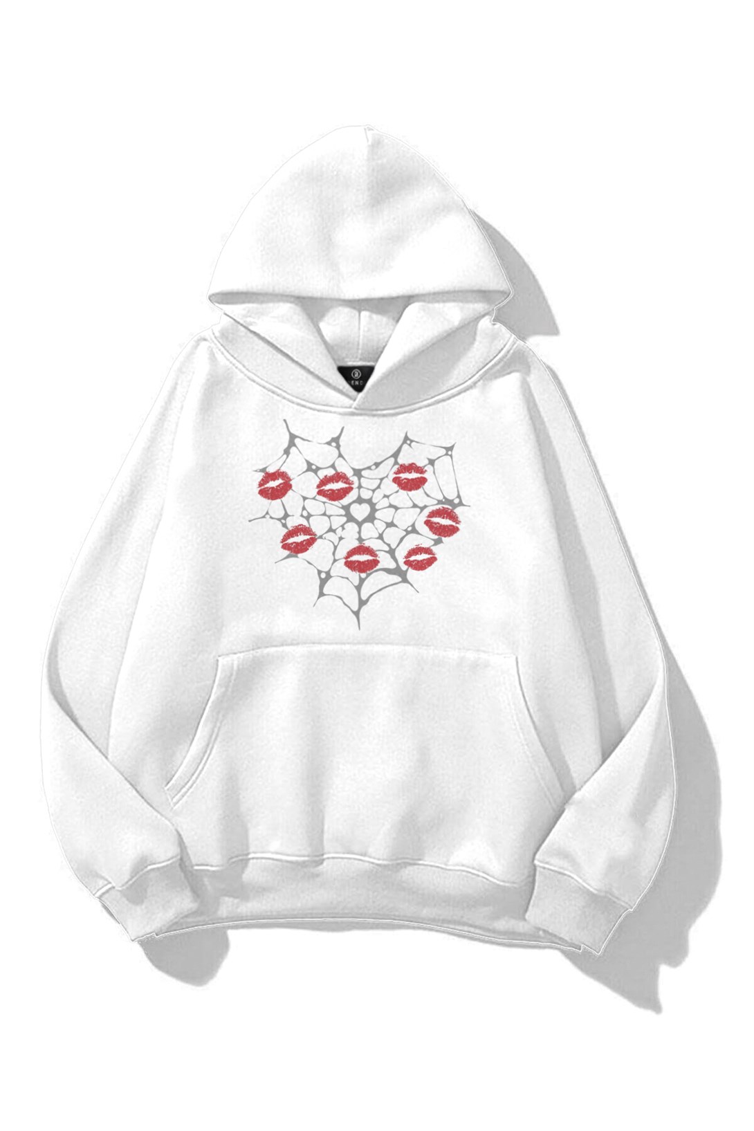 Unisex Telepatiche Sweatshirt Beyaz