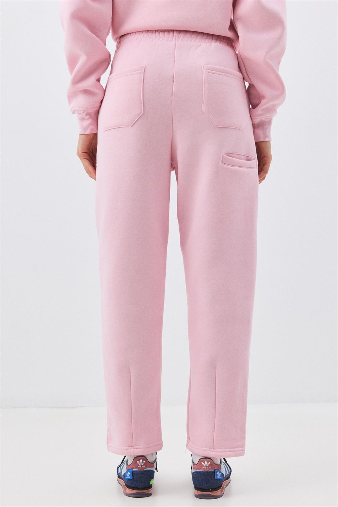 Kadın Premium Cep Detaylı Eşofman Altı Pembe 2033