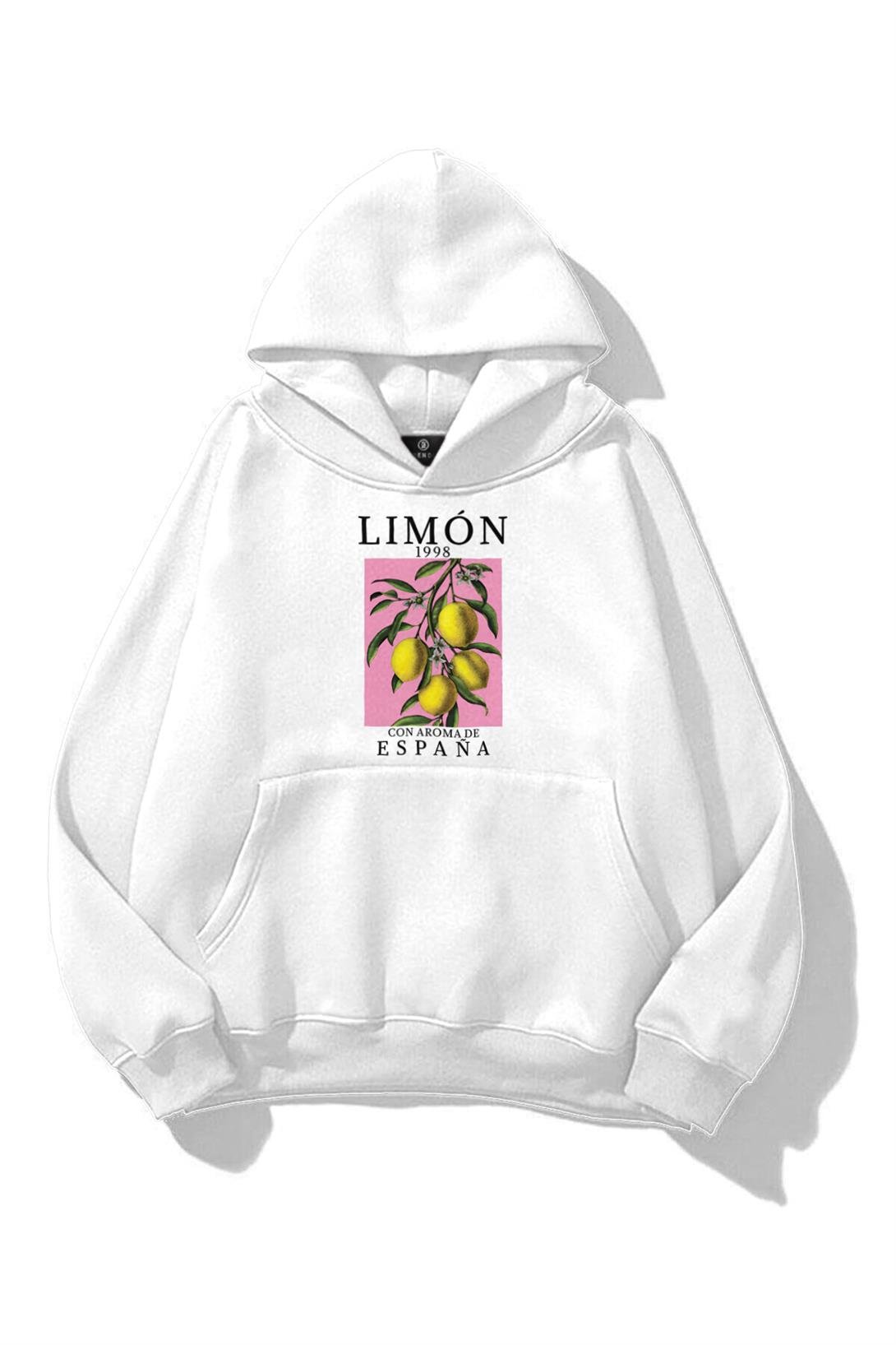 Unisex Limon 1998 Sweatshirt Beyaz
