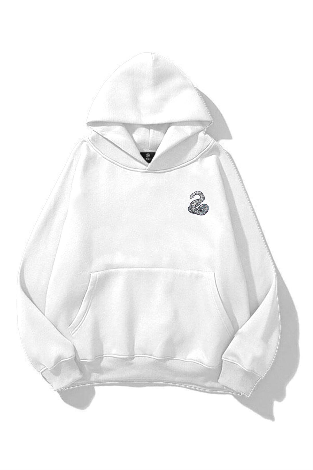 Kadın Tattoo Sweatshirt Beyaz