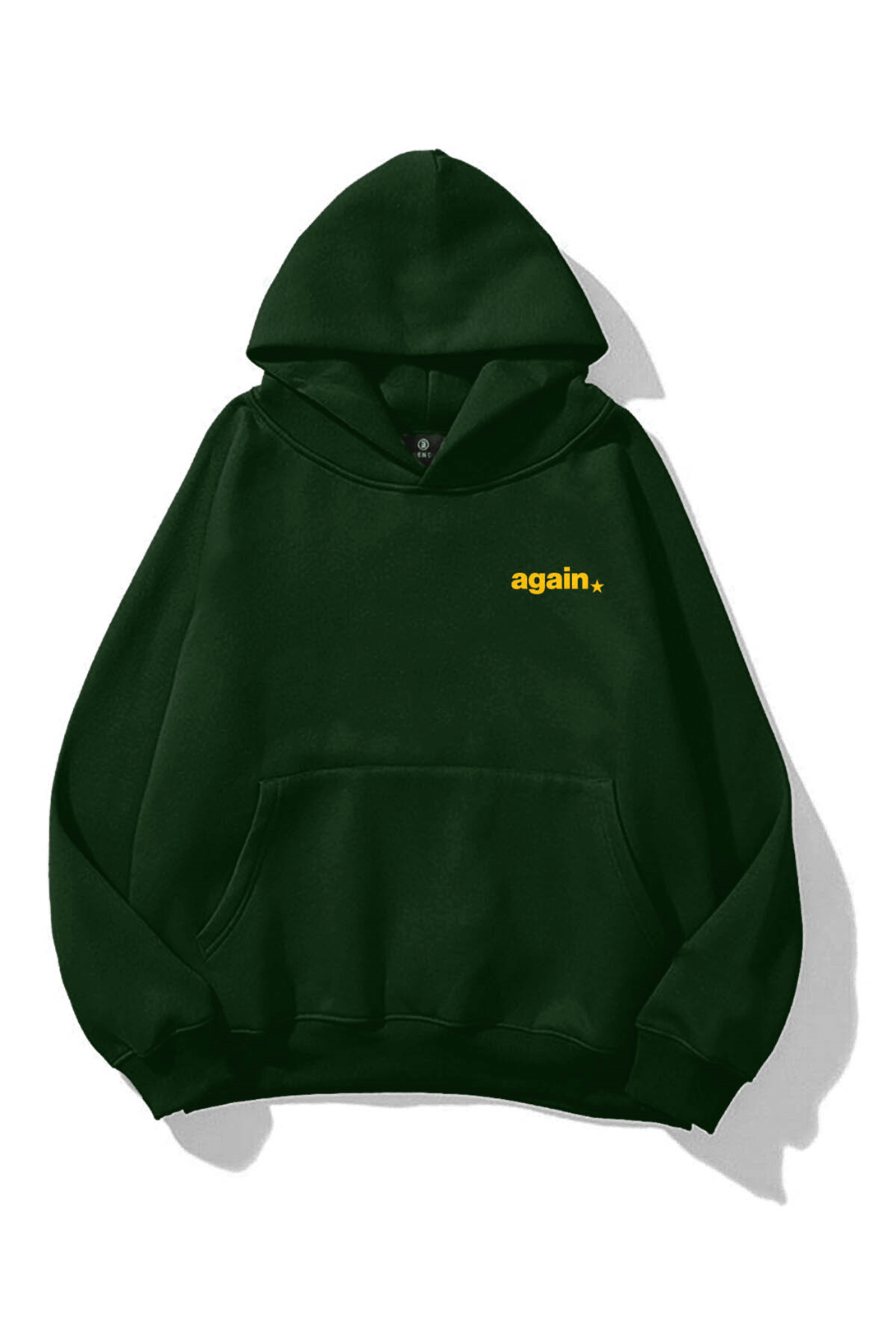 Unisex Not You Again Sweatshirt Neft Yeşili 