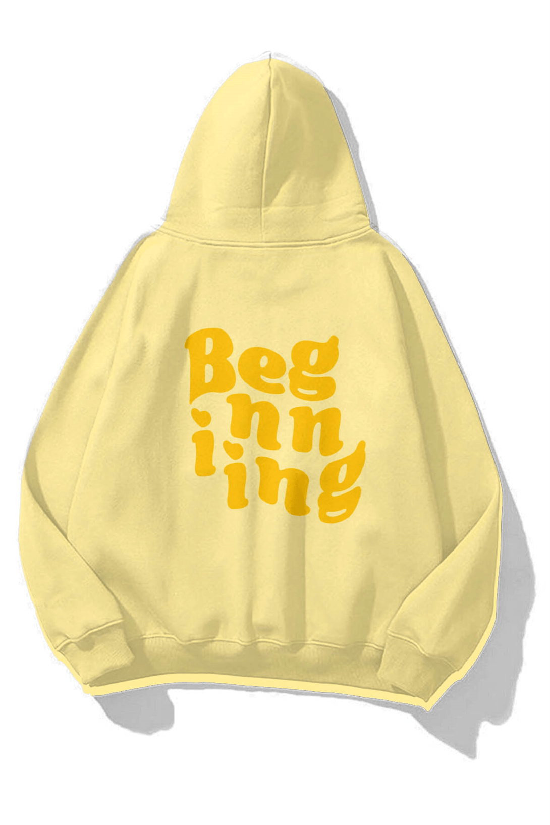 Unisex Beginning Sweatshirt Soft Sarı 