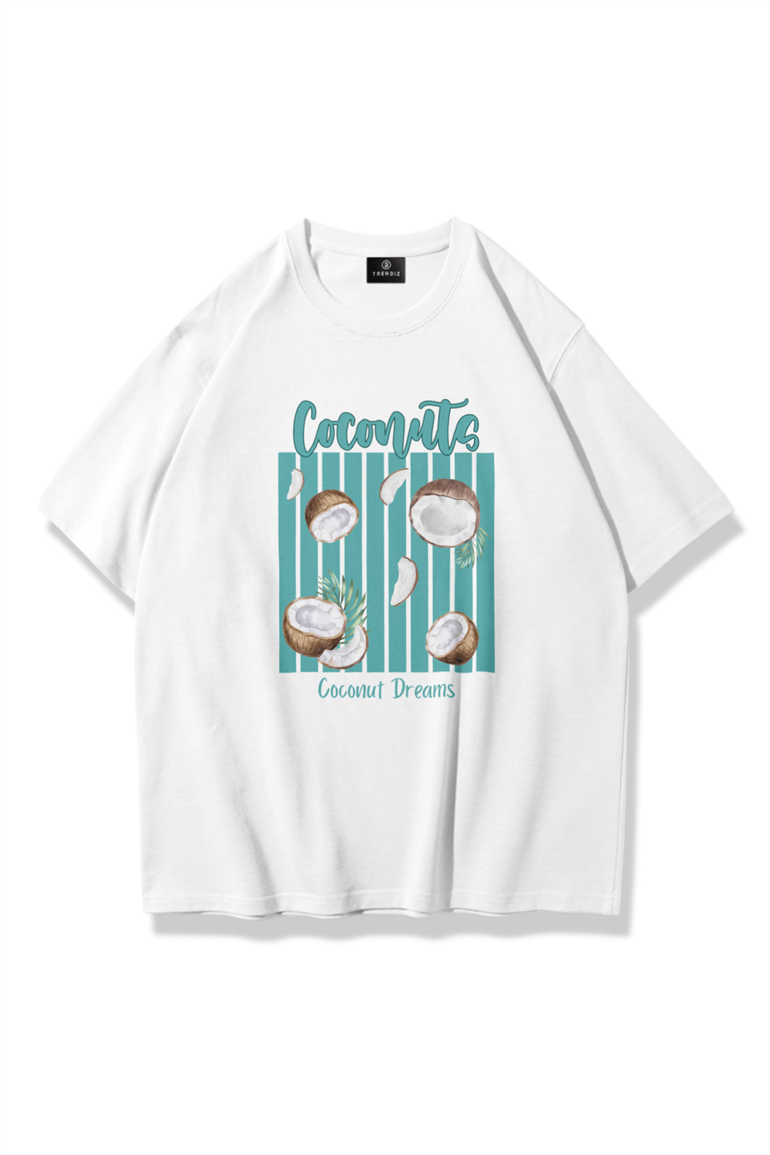 Unisex Coconut Dreams Tshirt Beyaz