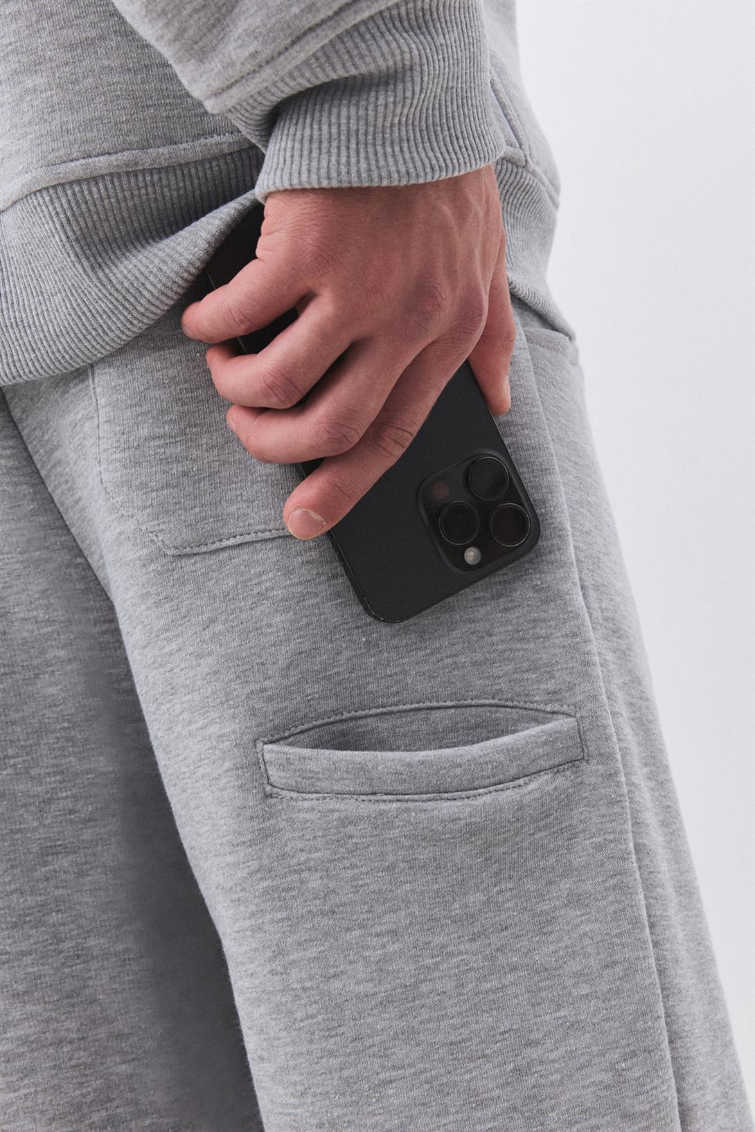 Erkek Premium Cep Detaylı Eşofman Altı Grimelanj 2033