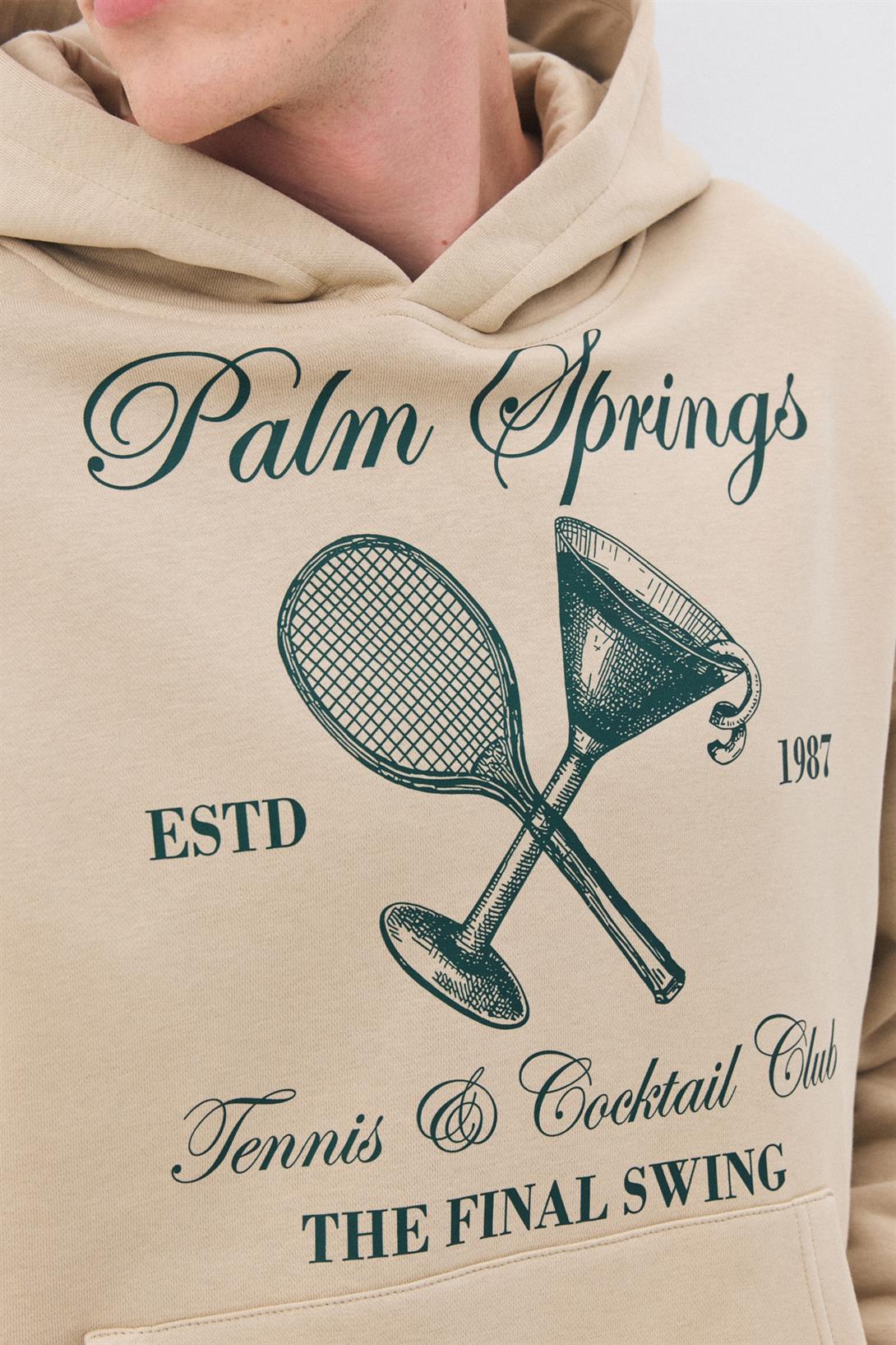 Unisex Palm Springs Sweatshirt Taş