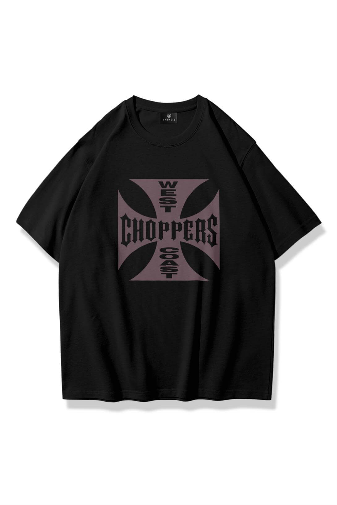 Unisex West Coast Choppers Tshirt Siyah