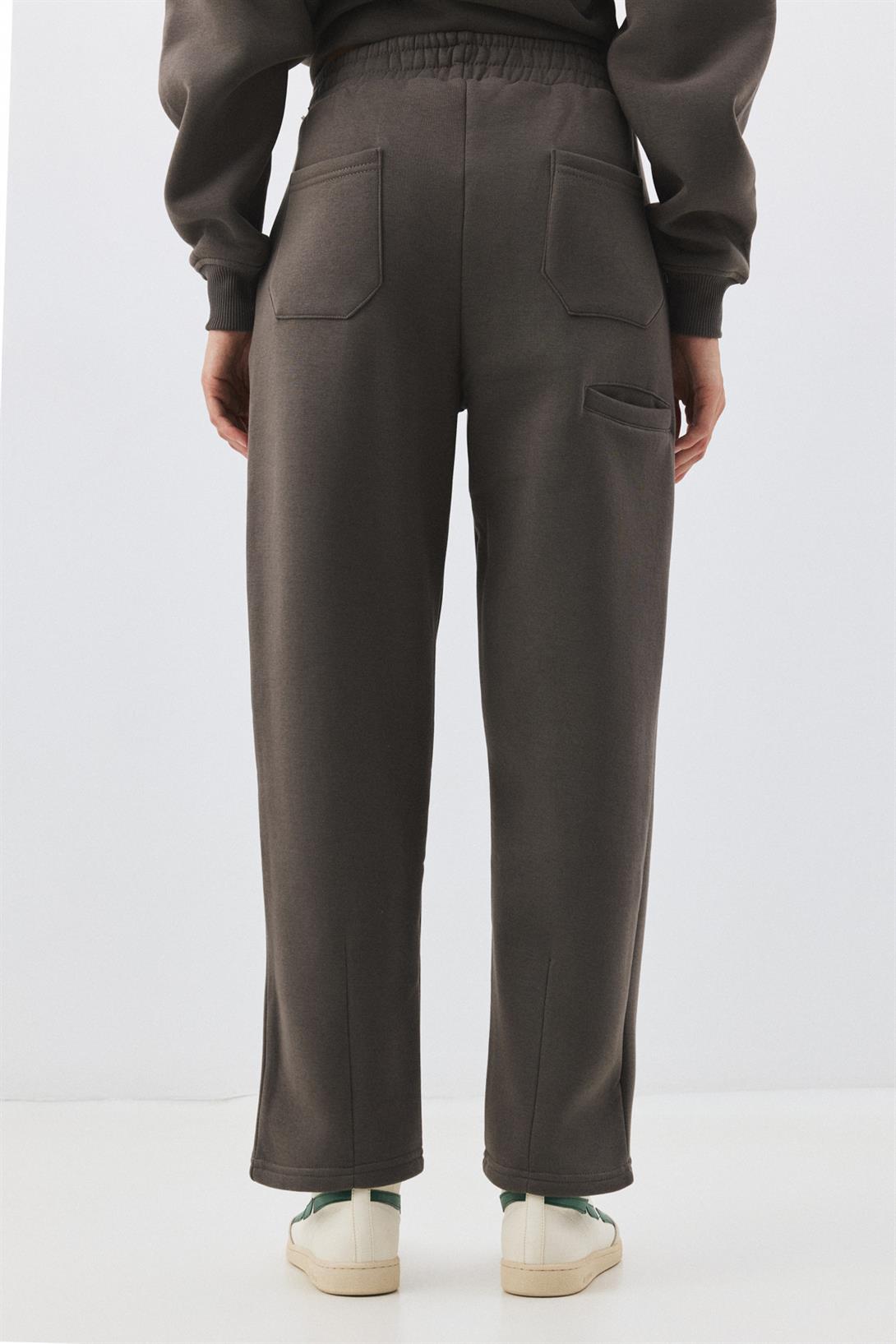 Kadın Premium Cep Detaylı Eşofman Altı Antrasit 2033