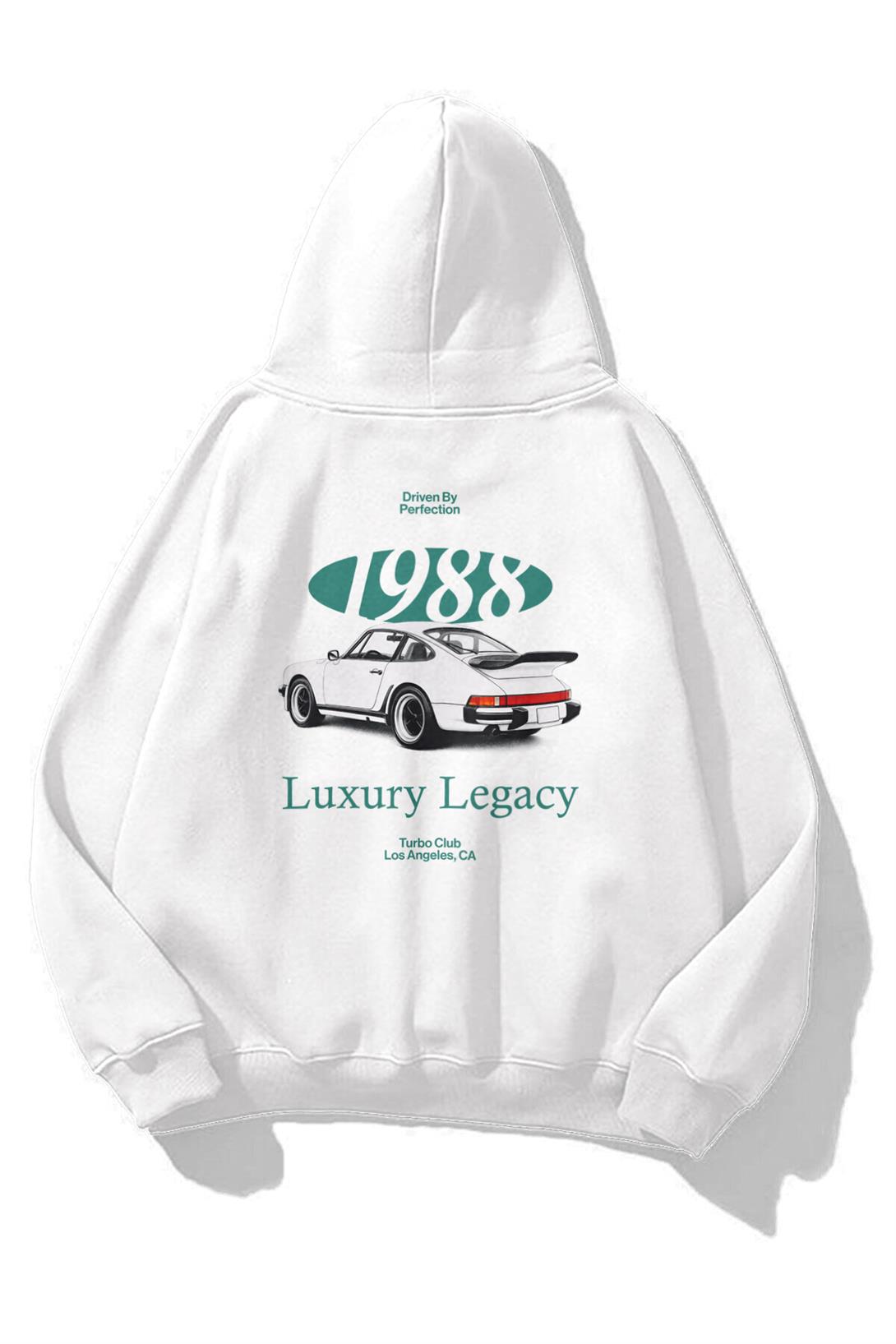 Unisex Luxury Legacy Sweatshirt Beyaz