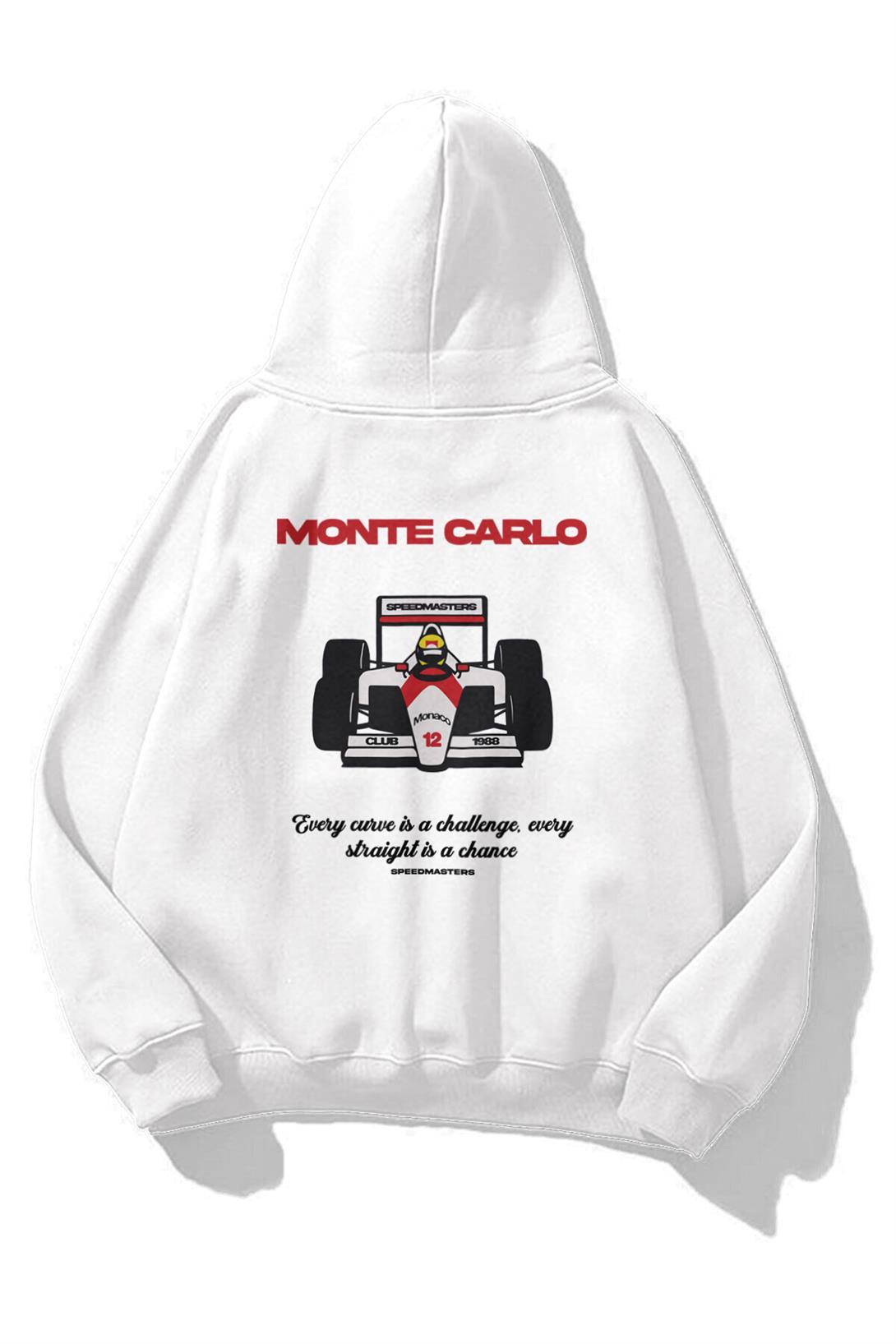 Unisex Monte Carlo Sweatshirt Beyaz