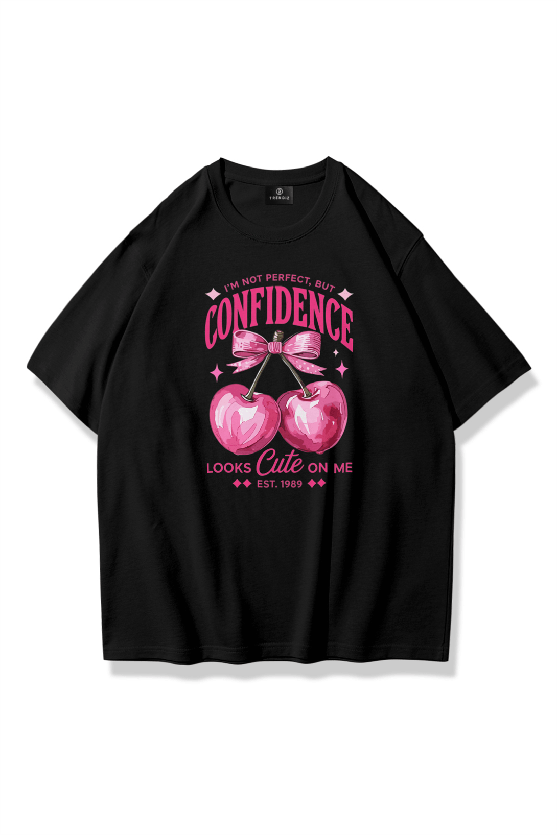 Kadın Confidence Tshirt Siyah