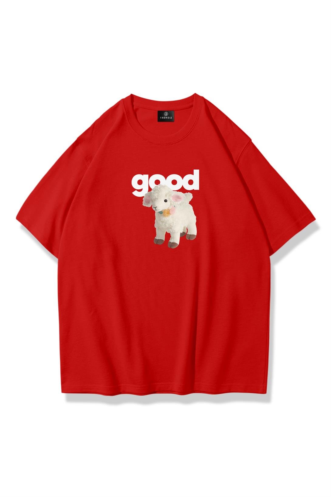 Unisex Good Tshirt Kırmızı