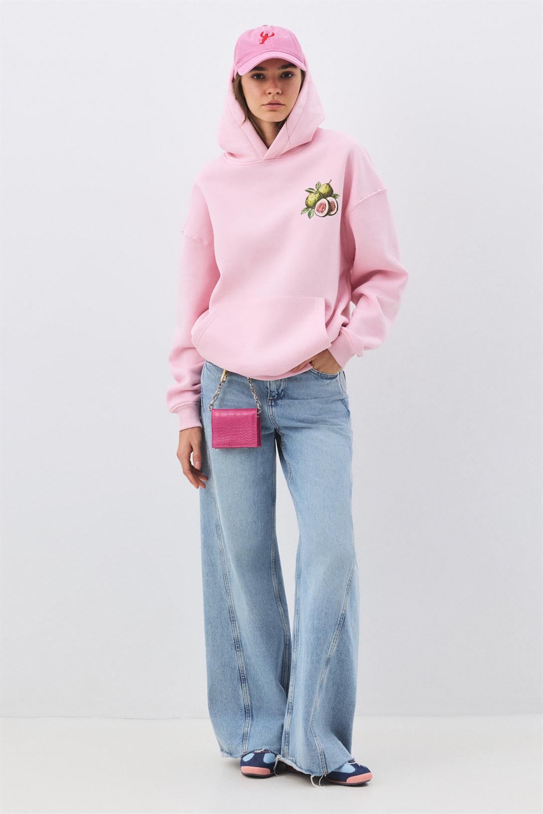Kadın Guavas Sweatshirt Pembe