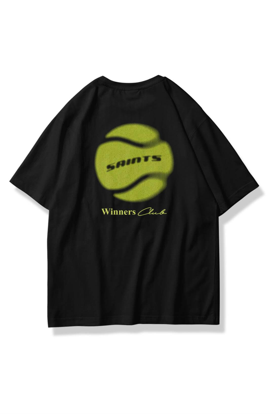 Unisex Saints Winner Club Tshirt Siyah