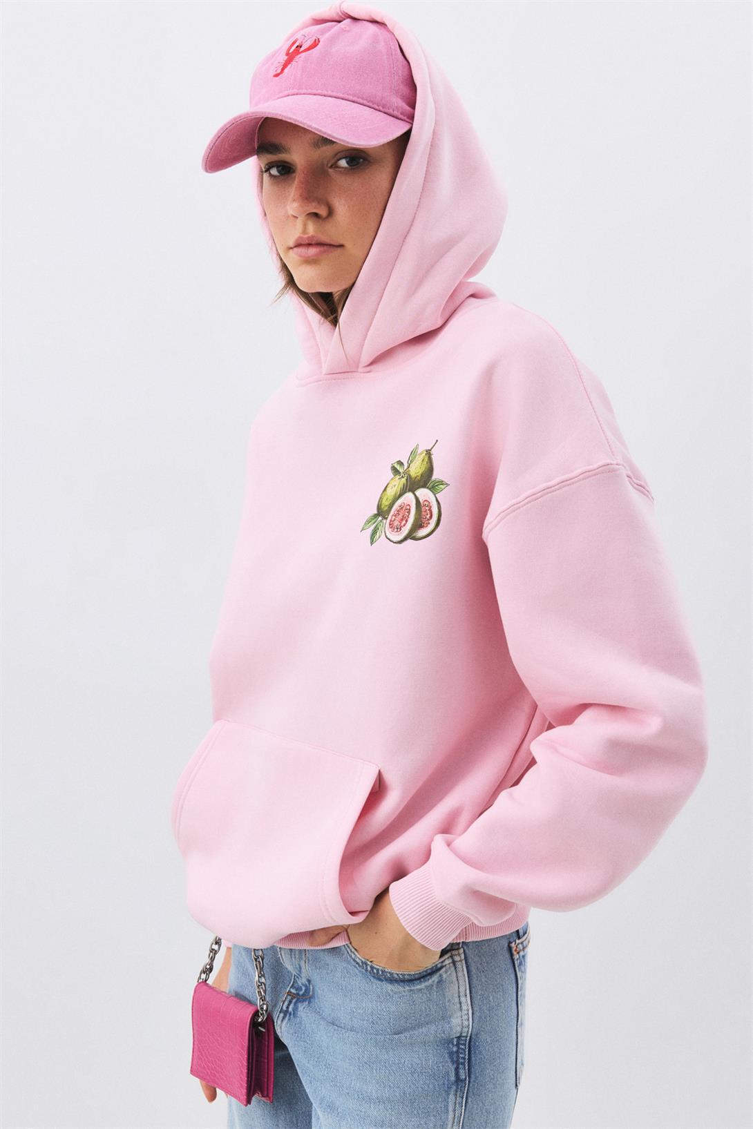 Kadın Guavas Sweatshirt Pembe