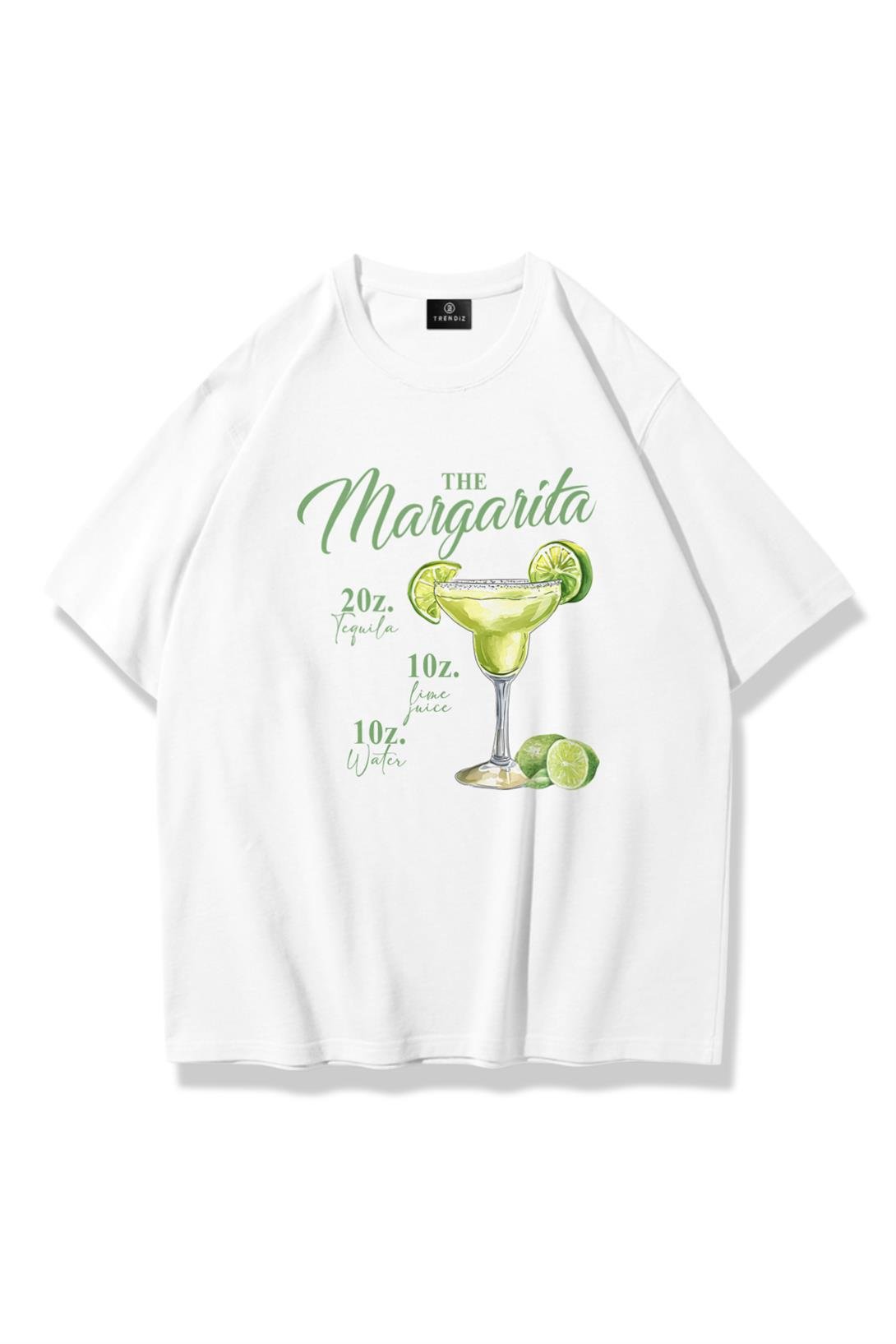Kadın Margarita Tshirt Beyaz