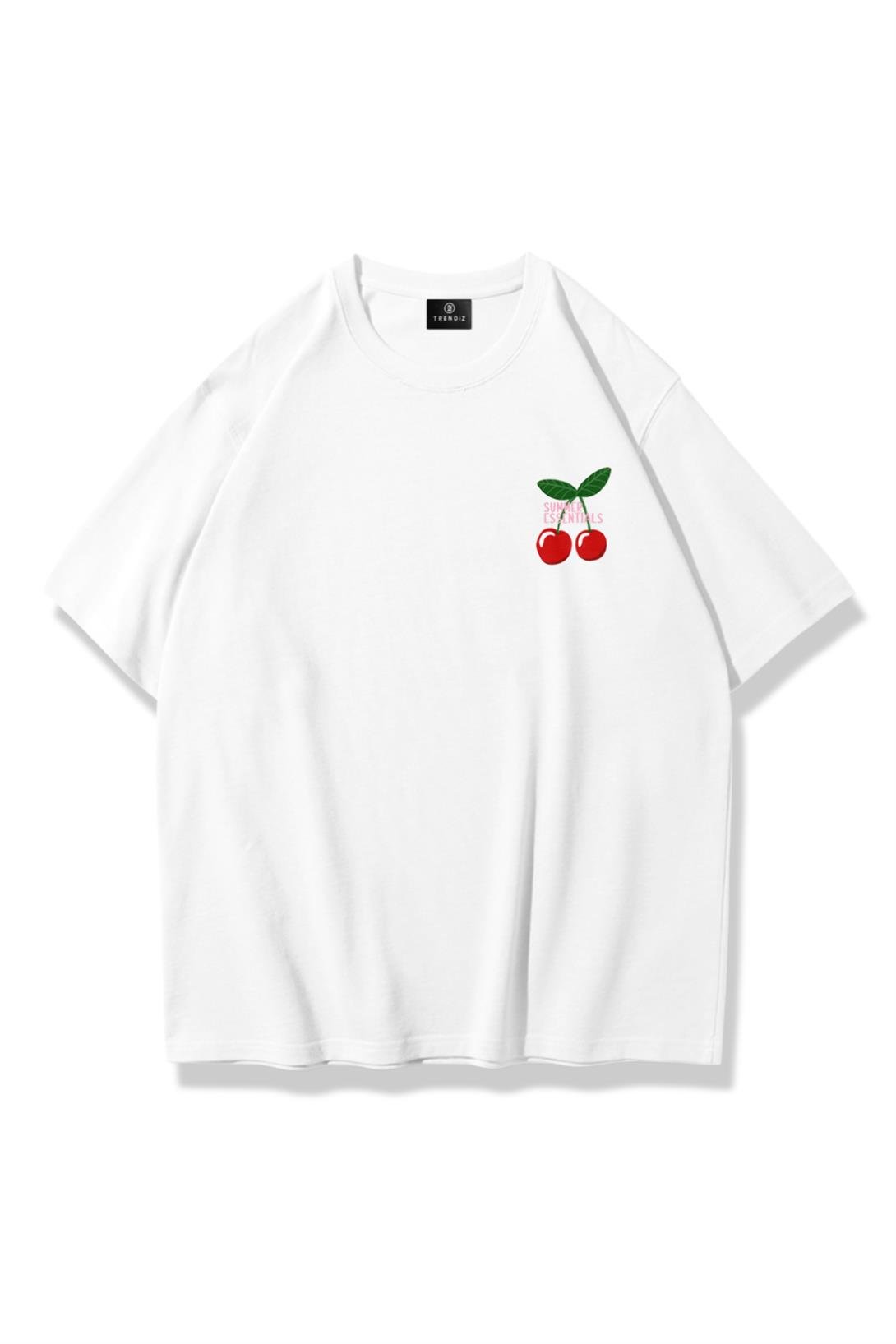 Unisex Summer Essentials Tshirt Beyaz