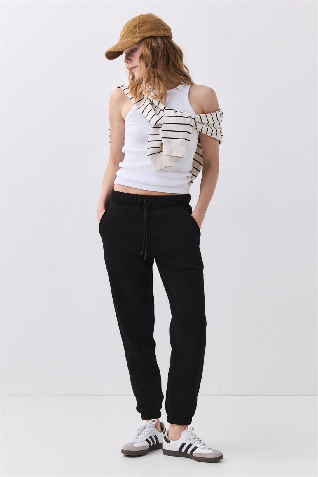 Kadın Jogger Eşofman Altı Siyah 2014