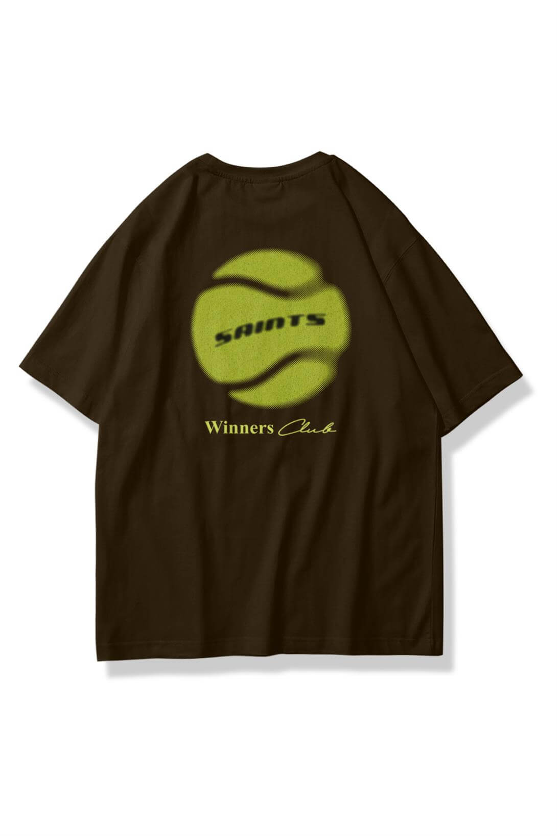 Unisex Saints Winner Club Tshirt Kahve